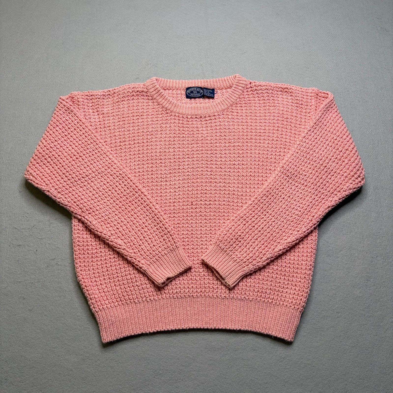 Other Vintage Newport News Petite Chunky Knit Sweater Cottagecore Size S / US 4 / IT 40 - 1 Thumbnail
