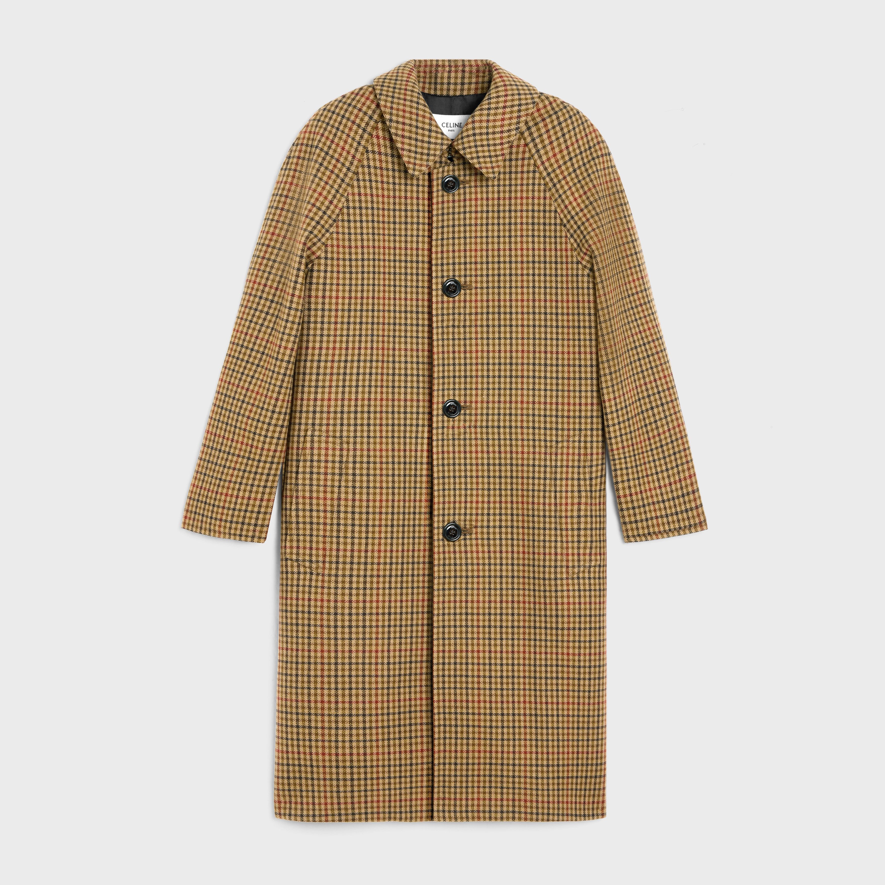 Celine mac coat in checked wool Size US XS / EU 42 / 0 - 1 Thumbnail