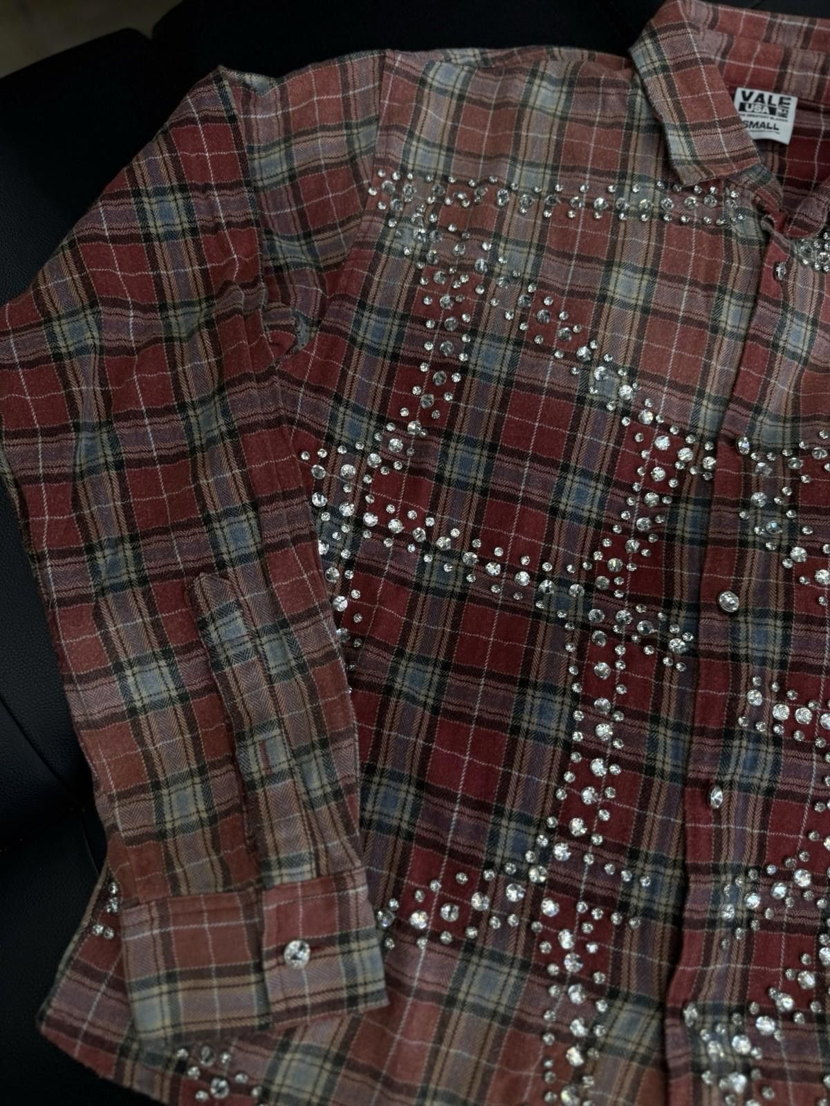 Vale Vale Forever Valley Full Crystal Stone Flannel Size Small Size US S / EU 44-46 / 1 - 7 Thumbnail