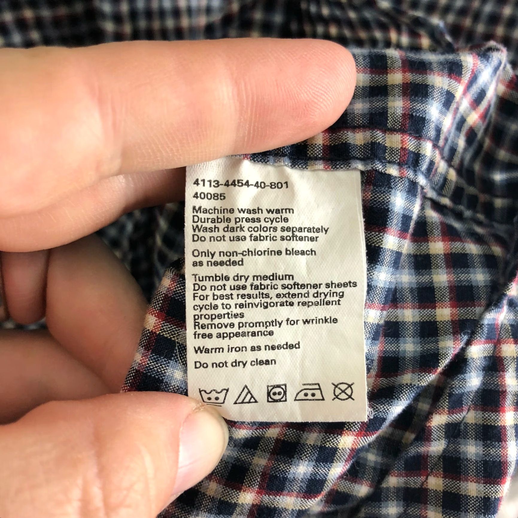Haggar Haggar Shirt Button-Up Plaid Blue Long Sleeve Button-Down Collar Mens Large Blues Classic Vintage No Size US L / EU 52-54 / 3 - 7 Thumbnail