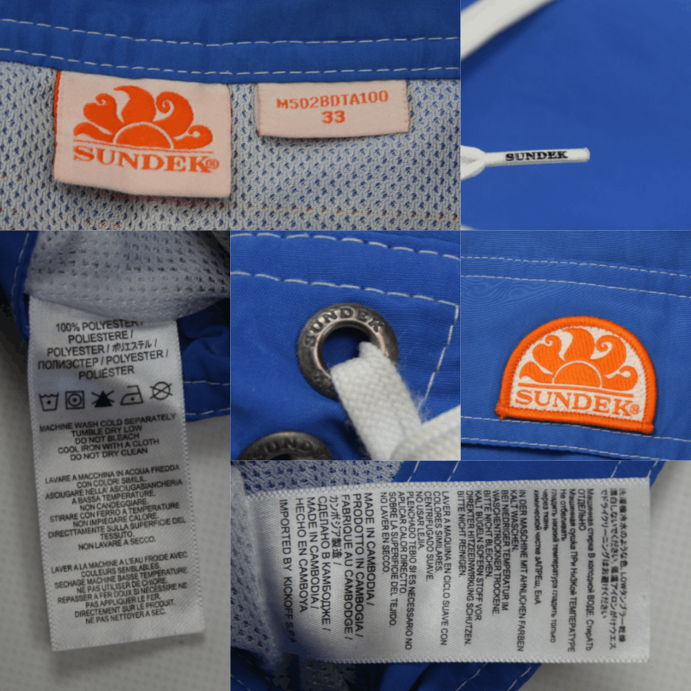 Sundek Surf Swim Shorts Size US 33 - 9 Thumbnail