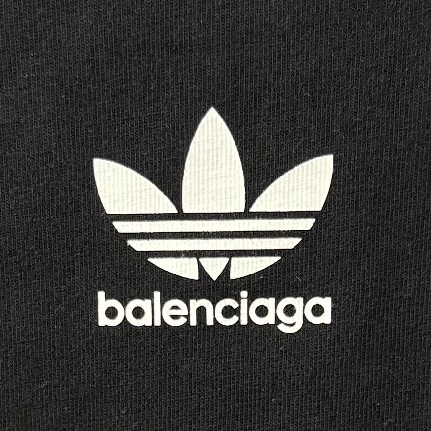 Adidas × Balenciaga Balenciaga x Adidas Striped Long Sleeve T-Shirt Size US L / EU 52-54 / 3 - 2 Thumbnail