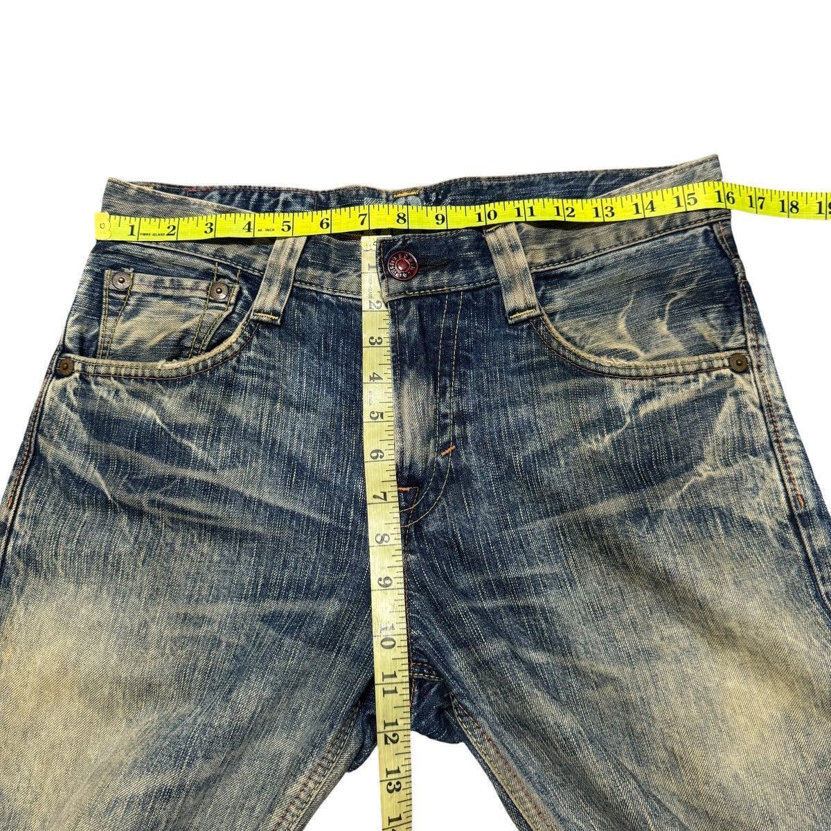 Edwin Vintage Edwin 503 Mudwash Denim Distressed Jeans Size US 31 - 17 Thumbnail
