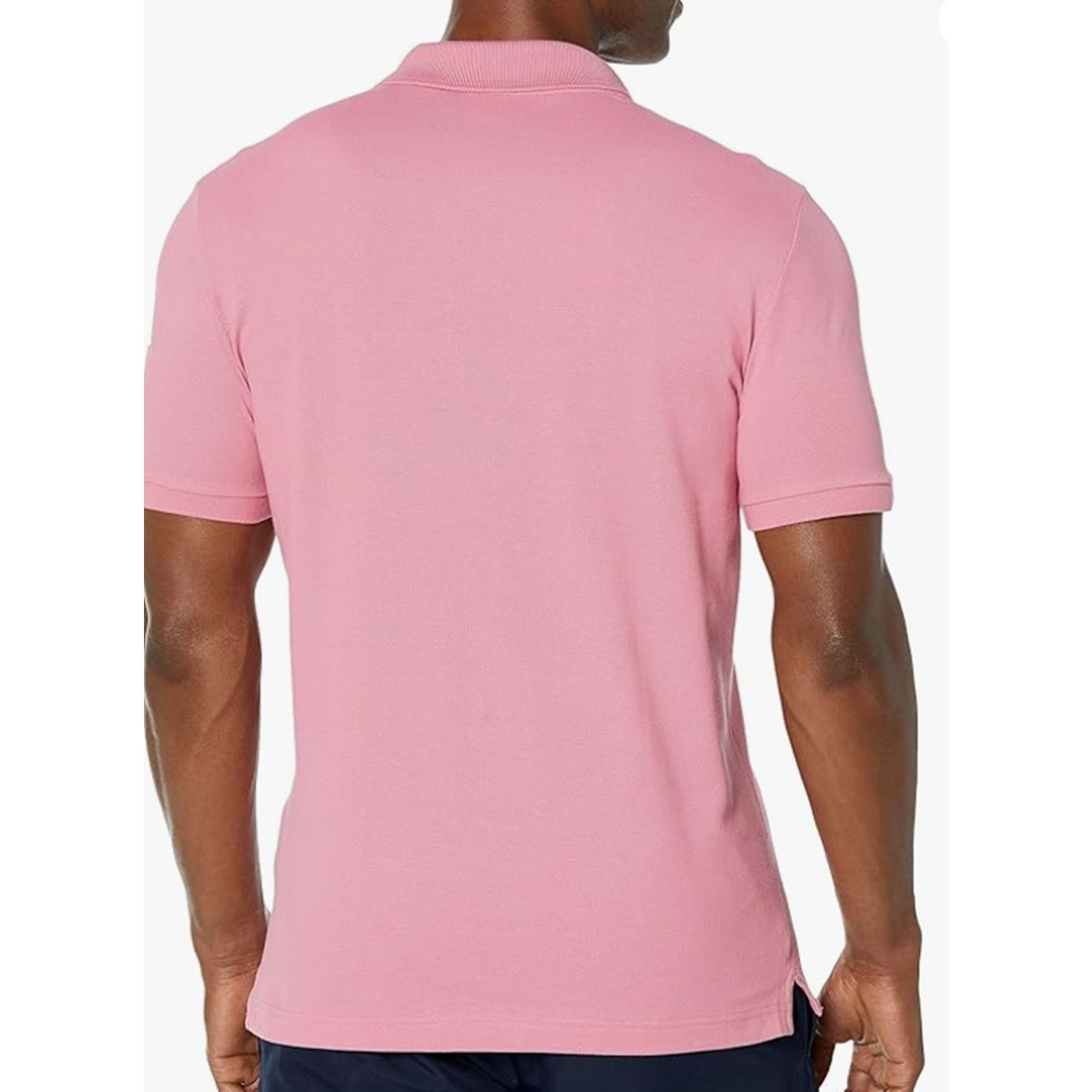Lacoste Lacoste Mens Men's Short Sleeve Classic Pique Polo Pink M Size US M / EU 48-50 / 2 - 3 Thumbnail