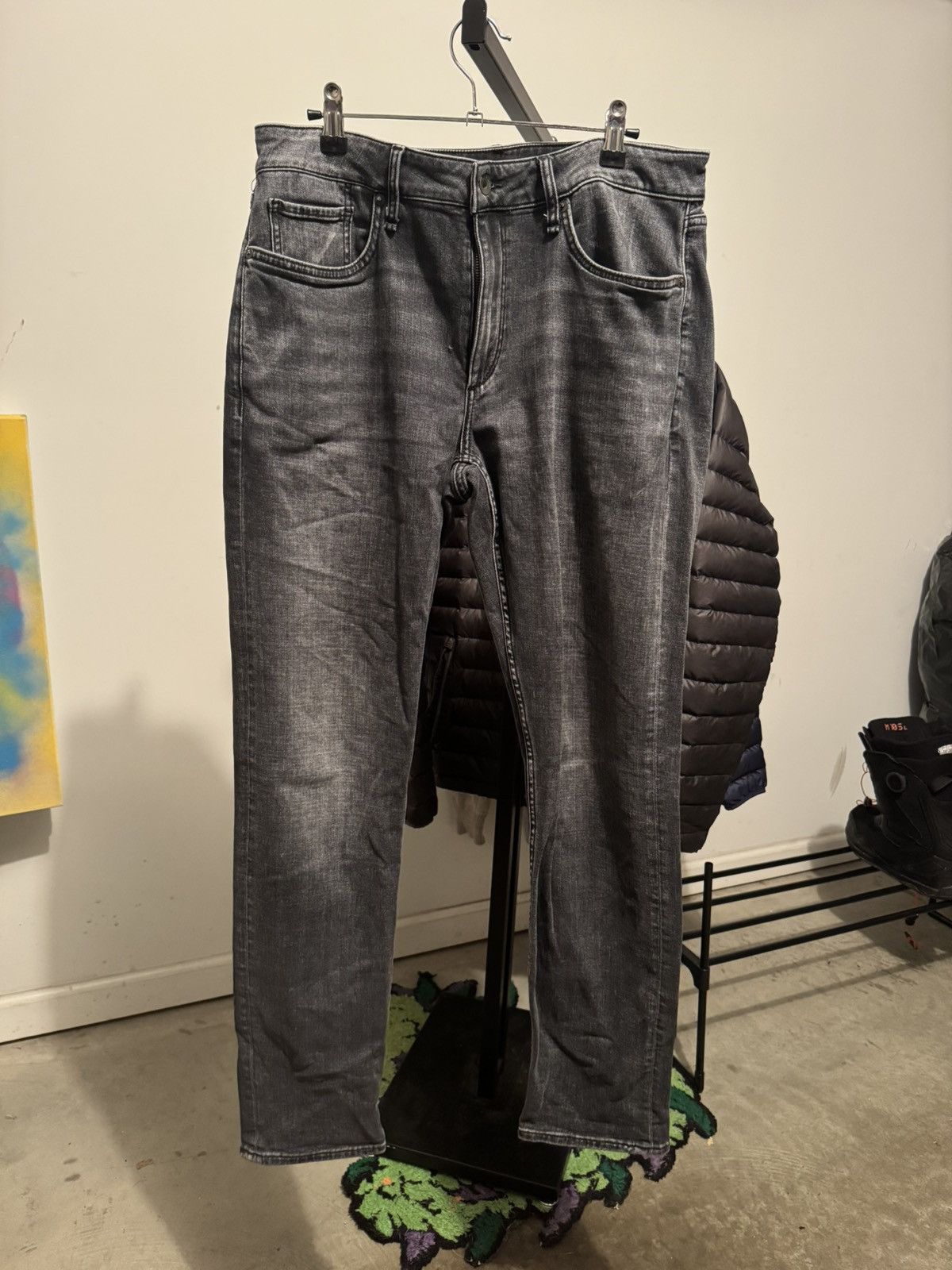 Rag & Bone Rag & Bone Grey Denim Jeans (Fit 3 Classic) Size US 33 - 1 Thumbnail