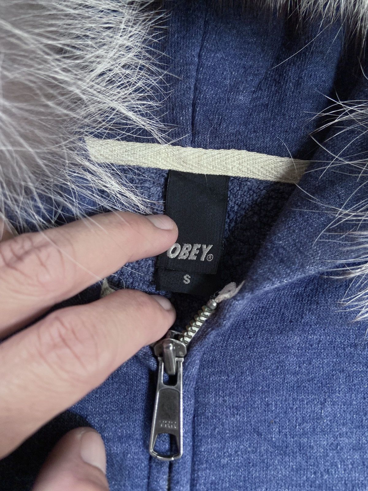 Obey OBEY FUR ZIP HOODIE Size US S / EU 44-46 / 1 - 10 Thumbnail