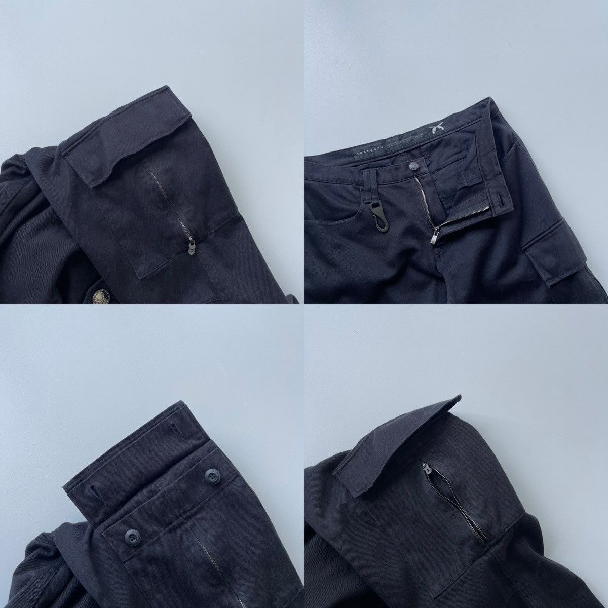 roarguns Roarguns Cotton Pocket Cargo Pants Black Made in Japan Size US 32 / EU 48 - 6 Thumbnail