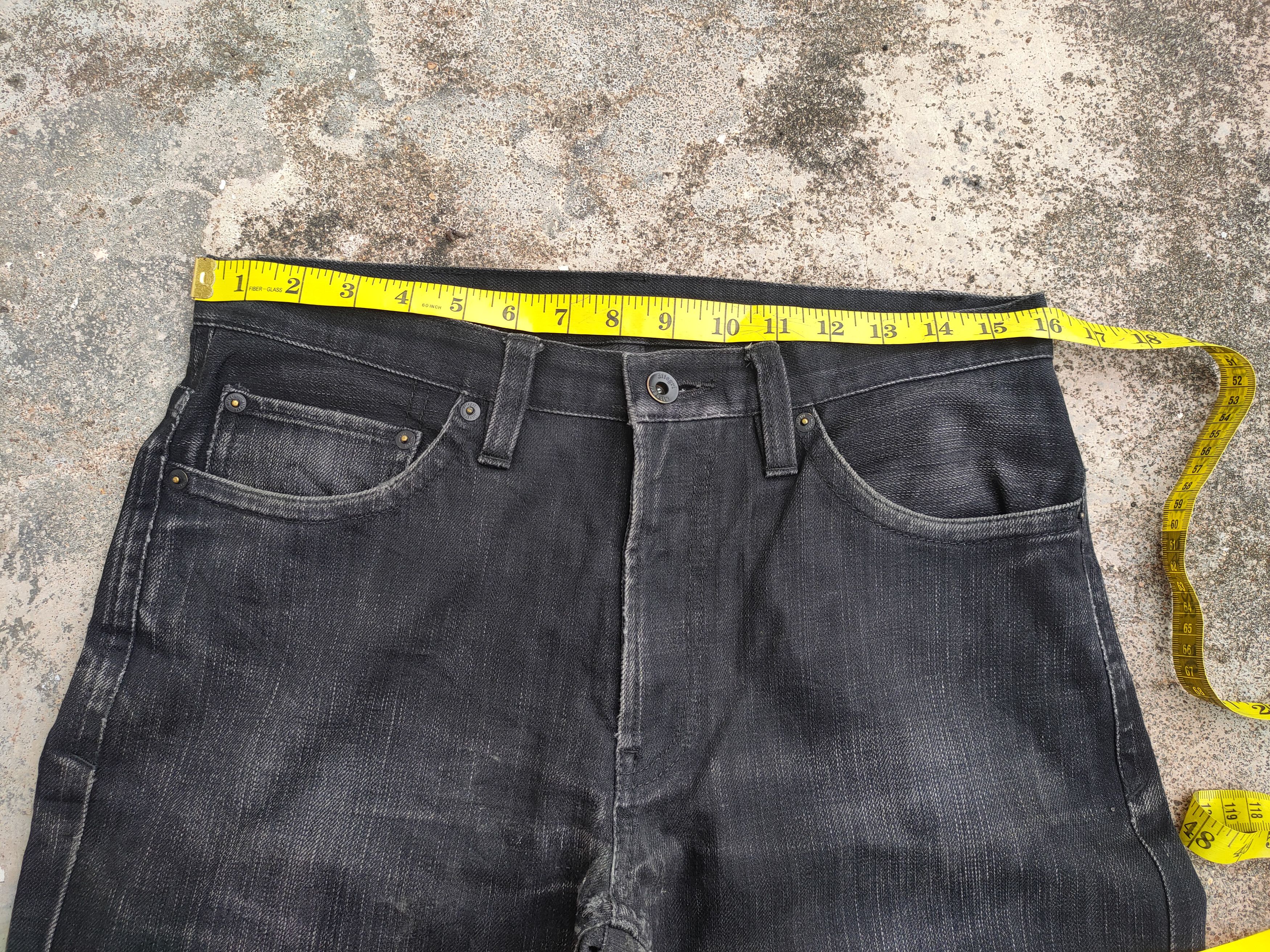 Japanese Brand vintage ALLEGERI faded black denim jeans pants Size US 32 / EU 48 - 8 Thumbnail