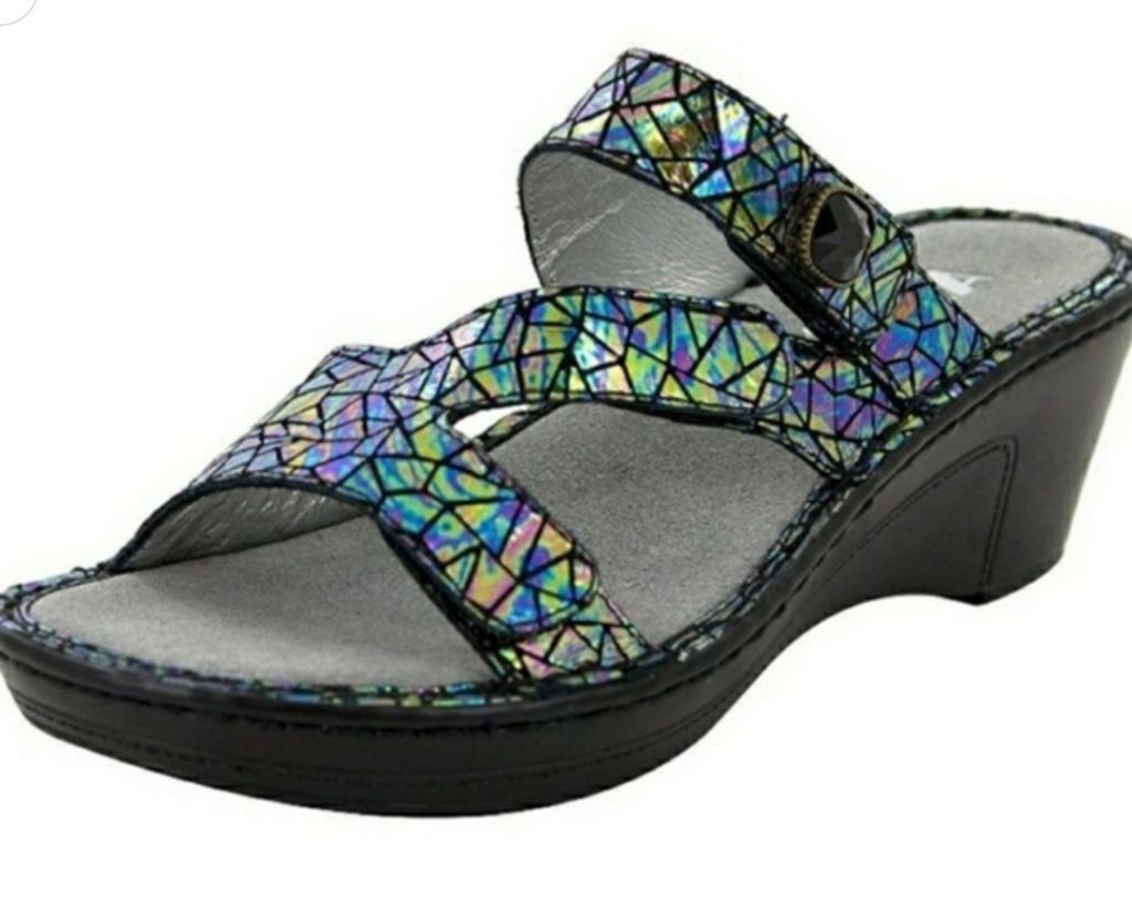 Allegri Alegria Loti Tectonic Wedge Sandal Size 38 Size US 7.5 / IT 37.5 - 1 Thumbnail
