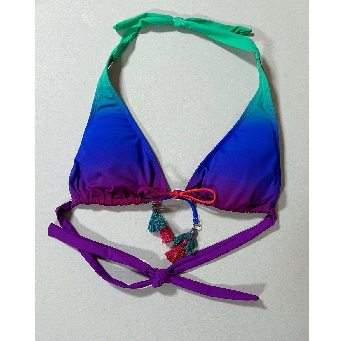 Other Purple Ombré Tassels Bikini Swimwear Bathing Suit Size 4 💜✨ Size S / US 4 / IT 40 - 2 Thumbnail