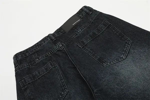 Japanese Brand Rumi American hip-hop retro washed distressed scimitar jeans Size US 32 / EU 48 - 6 Thumbnail
