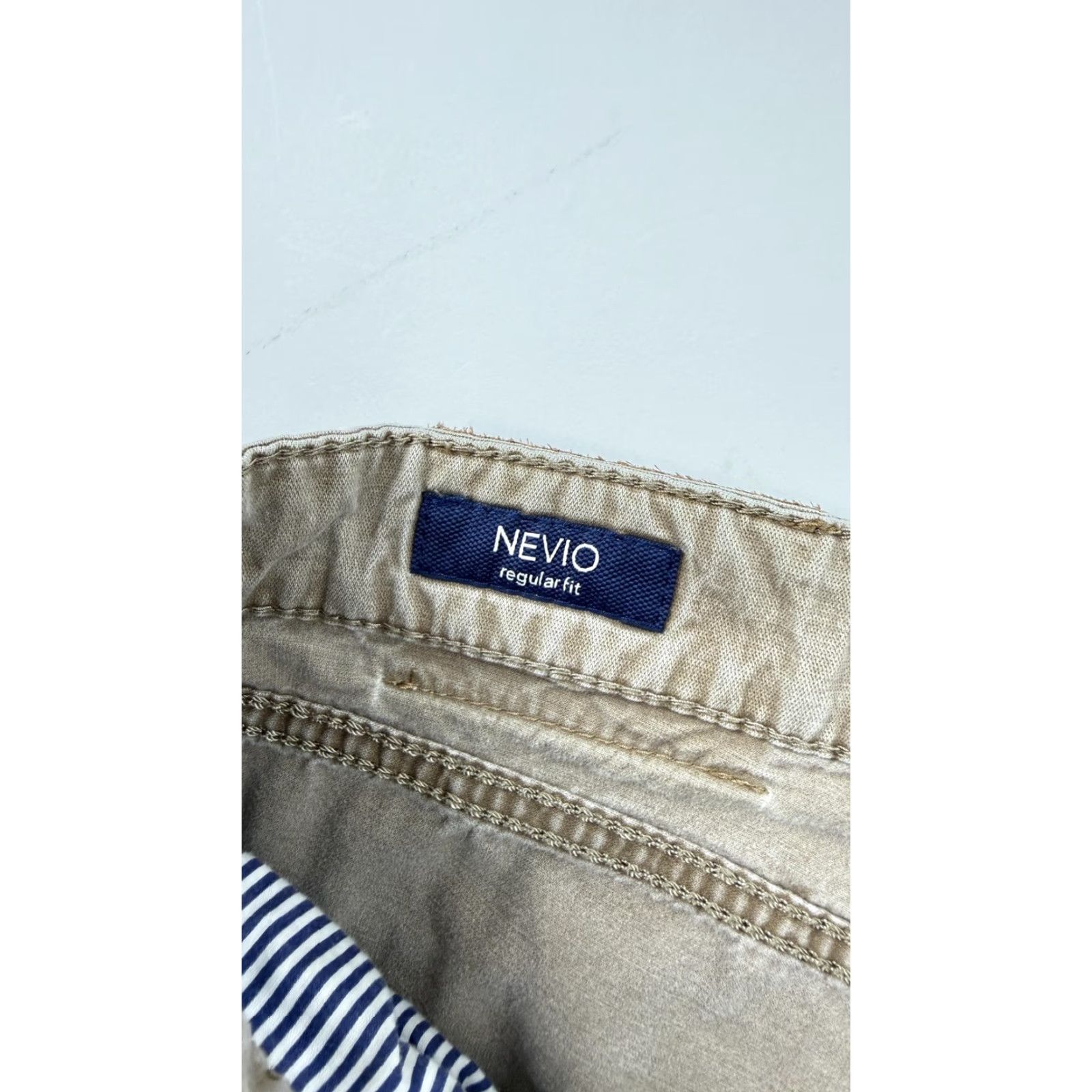 Vintage Atelier Gardeur Jeans Mens Nevio Regular Fit 34x34 Beige Straight Leg Casual Size US 34 / EU 50 - 5 Thumbnail