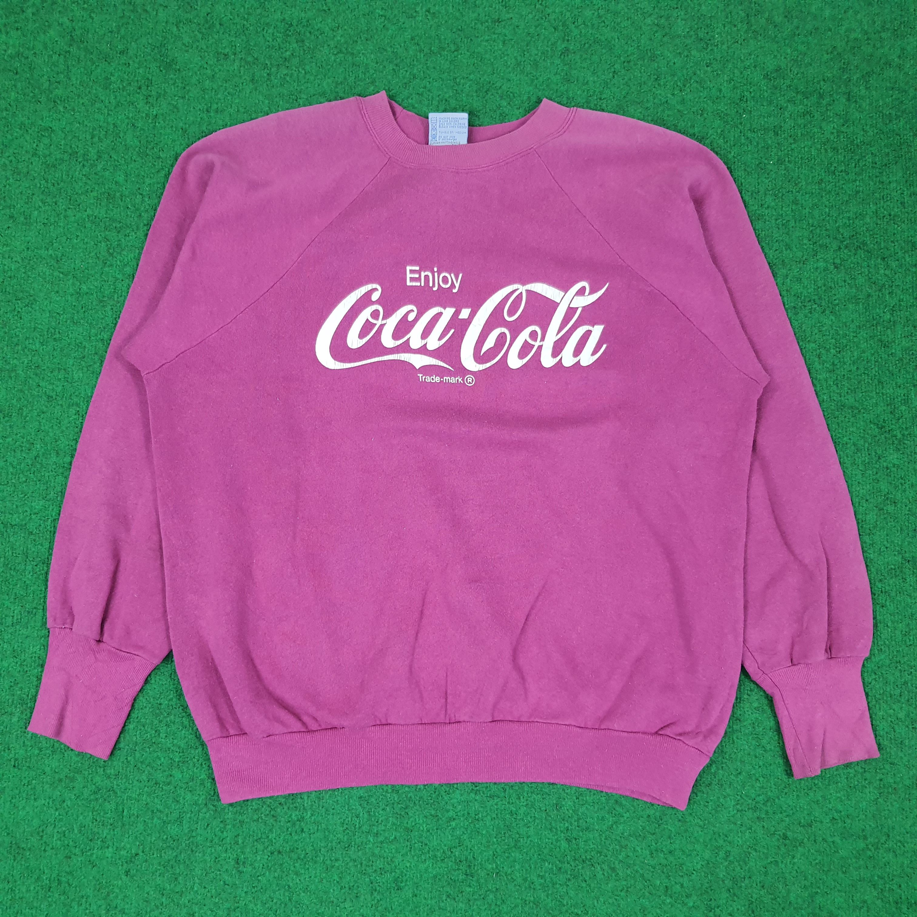 Coca Cola × Vintage Vintage Coca-Cola Streetwear Sweatshirt C237N20 Size US L / EU 52-54 / 3 - 1 Thumbnail