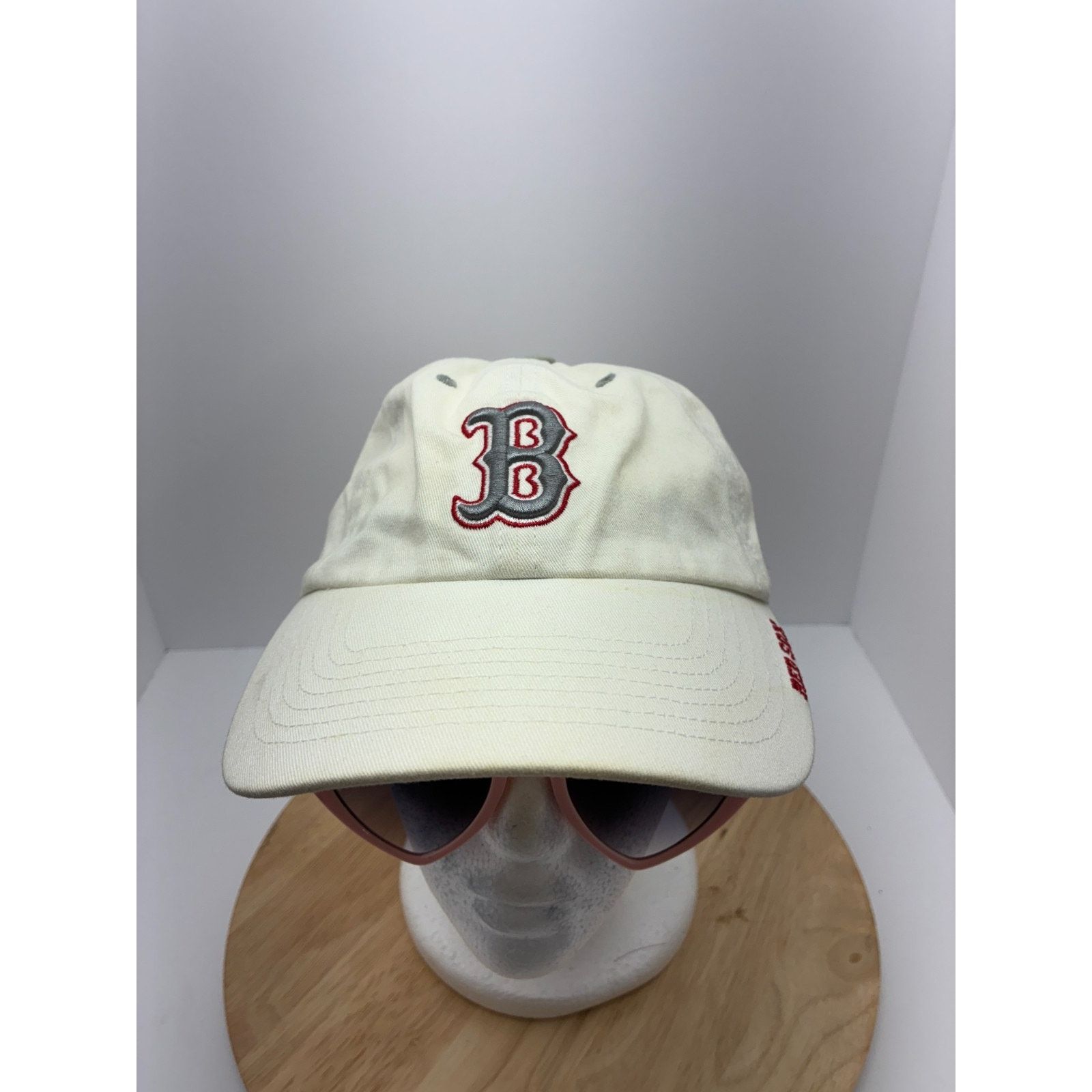 47 Brand ’47 Brand Boston Red Sox Cream Dad Hat Adjustable MLB Size ONE SIZE - 11 Thumbnail