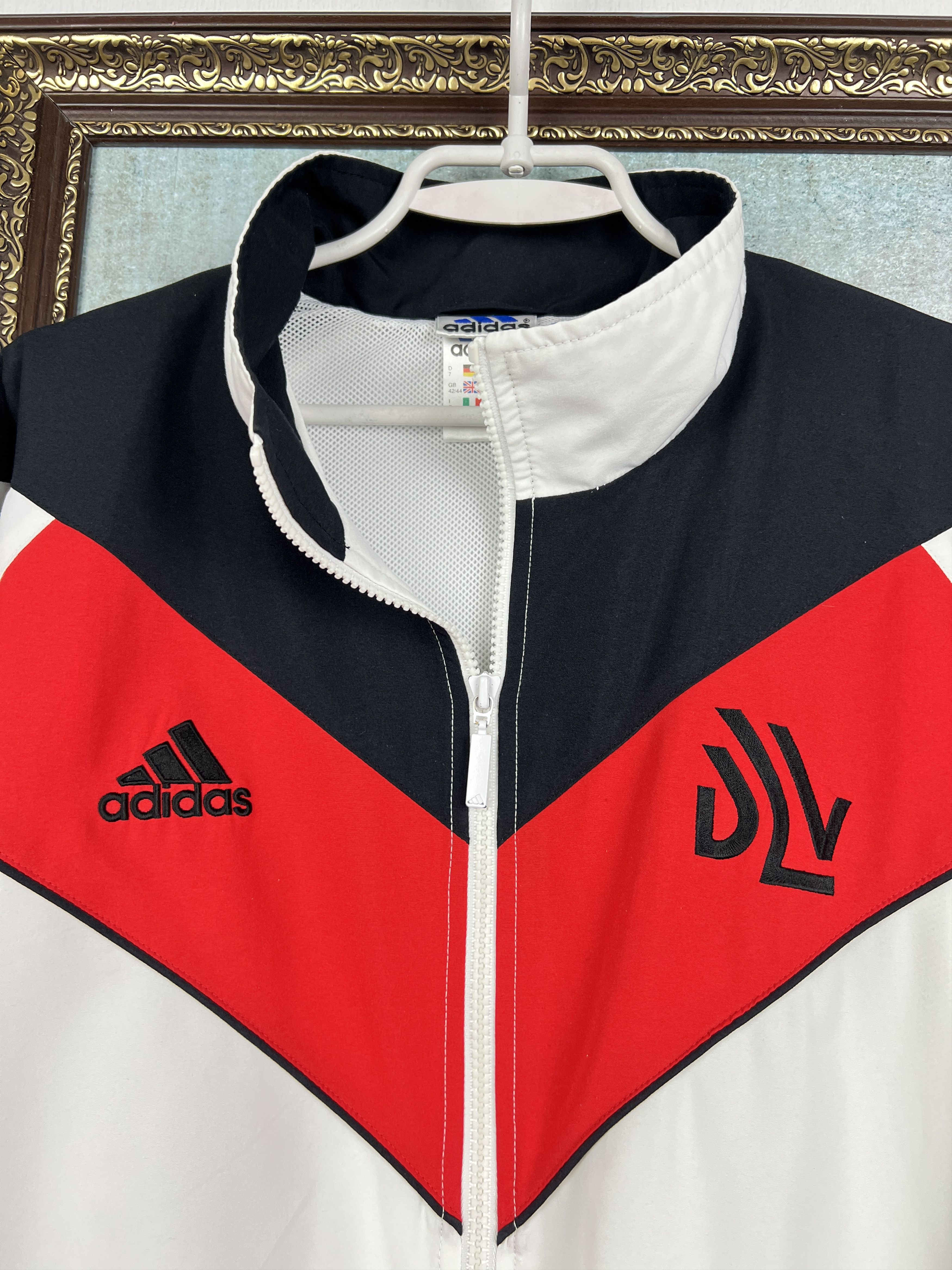 Adidas Vintage Adidas Germany Olympics Nagano Jacket Track Top Rare Size US L / EU 52-54 / 3 - 3 Thumbnail