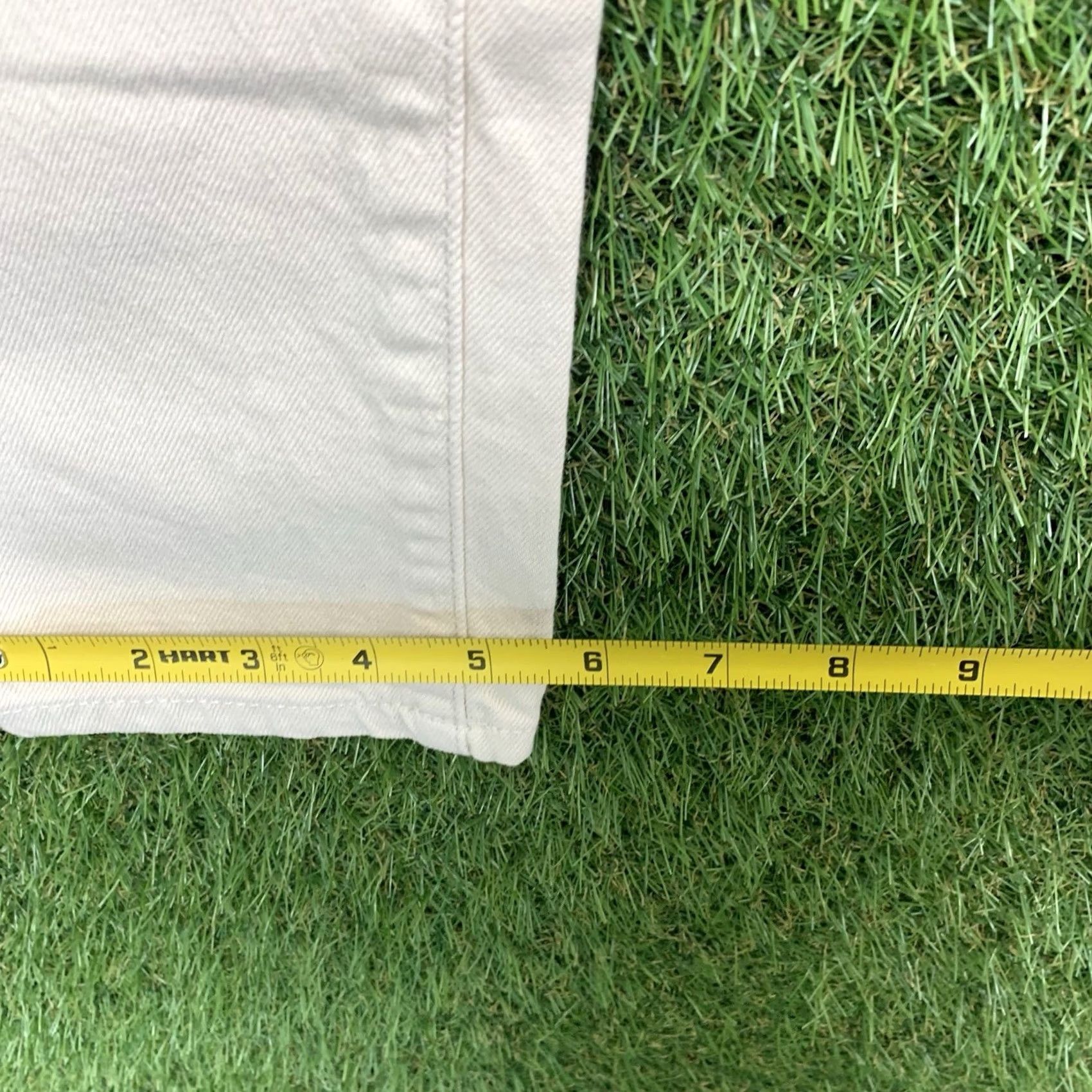 Ralph Lauren Ralph Lauren Polo Pants Jeans Skinny 28 White Cotton Denim 5-Pocket Preppy Mens Regular Mid Rise 30 Inseam Size 28" / US 6 / IT 42 - 7 Thumbnail