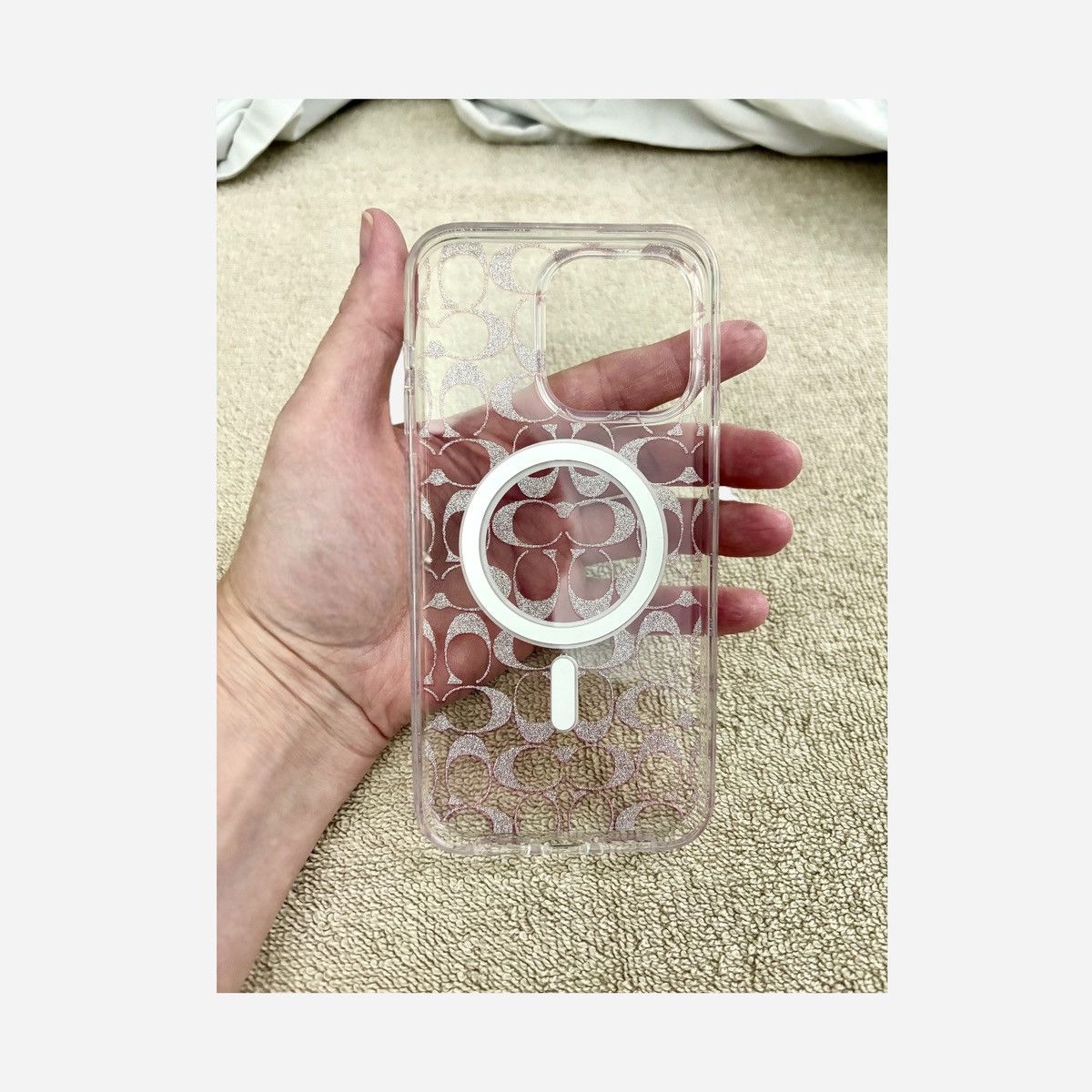 Coach Coach Protective Clear Case for MagSafe IPhone 15 Pro Max Size ONE SIZE - 6 Thumbnail