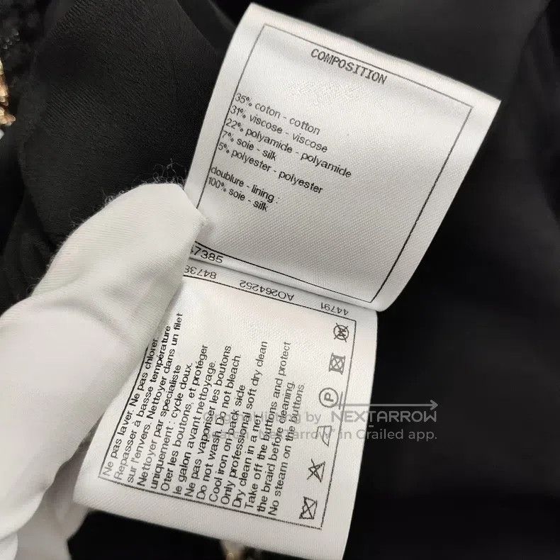Chanel Chanel Long tweed coat Size XXS / US 00 / IT 34 - 6 Thumbnail