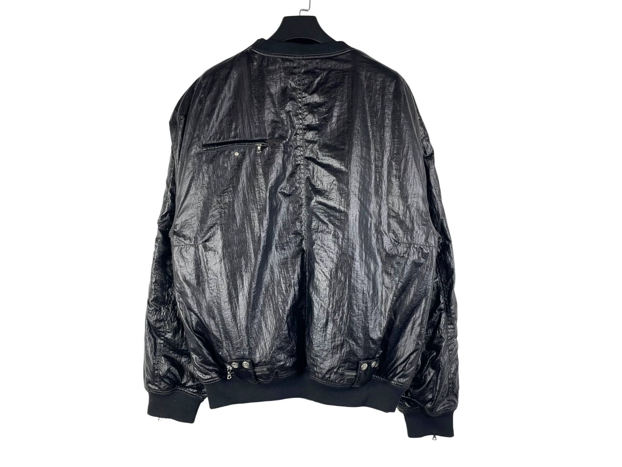 Other Far Archive Item Black Waxed Zip Padded Pullover Size US S / EU 44-46 / 1 - 2 Thumbnail
