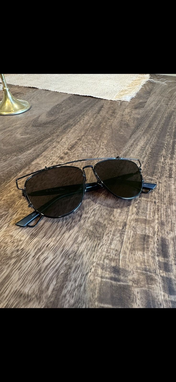 Dior Christian dior black sunglasses Size ONE SIZE - 1 Thumbnail