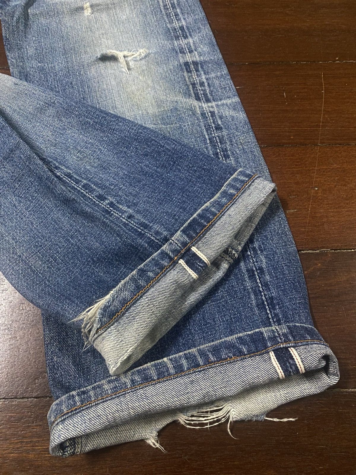 Levi's Vintage Redline Levi's Big E 503B LVC rework distressed Size US 32 / EU 48 - 9 Thumbnail