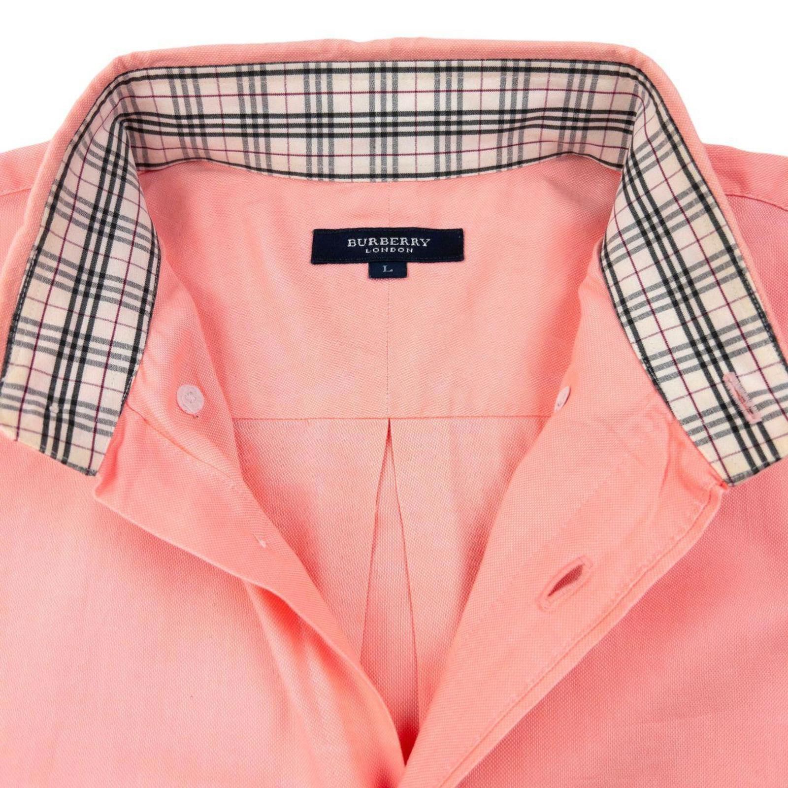 Burberry Vintage 2000s Burberry Nova Check Cuff Long Sleeve Shirt L Size US L / EU 52-54 / 3 - 3 Thumbnail