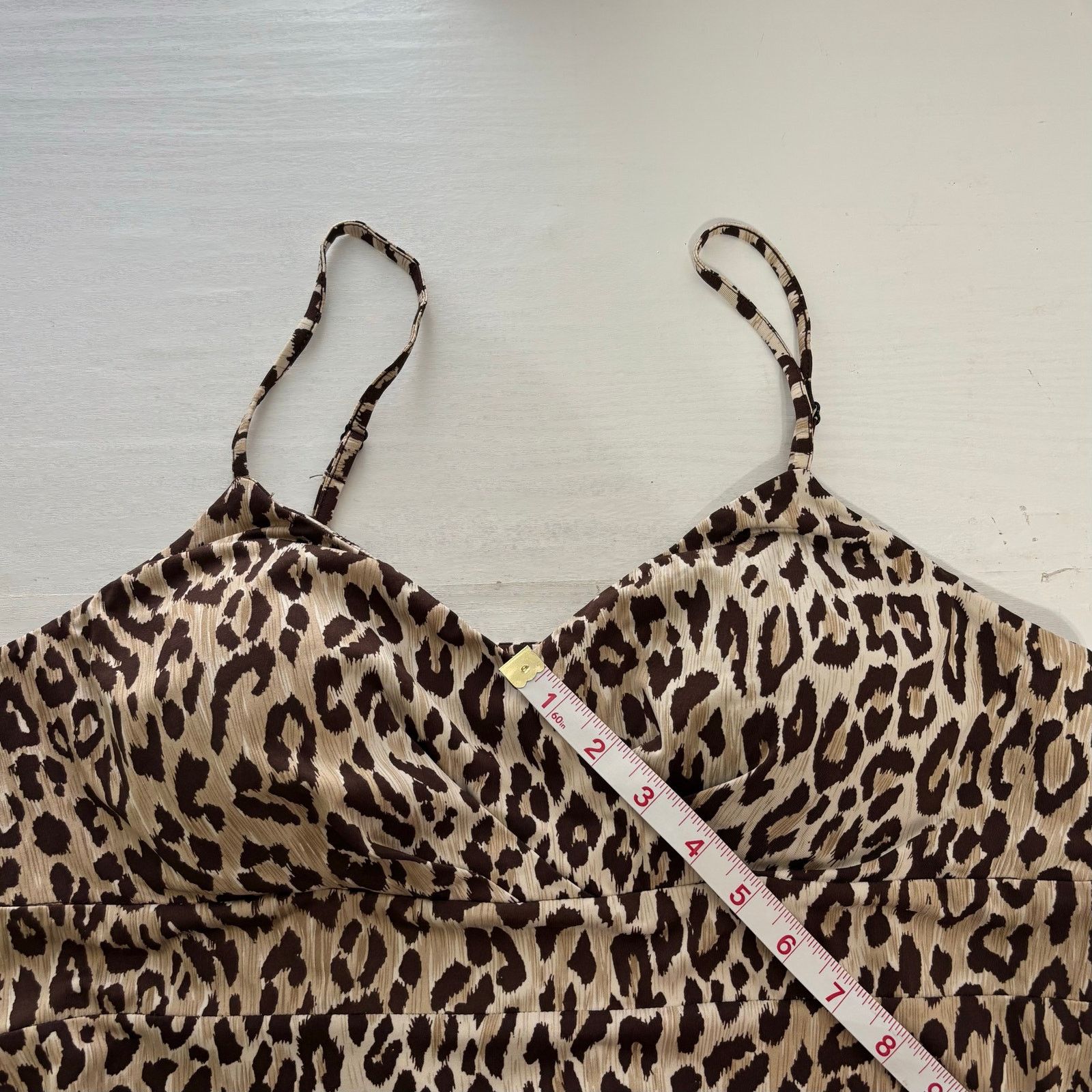 Other Essentials by Milano Leopard Print Slip Maxi Dress Large Size L / US 10 / IT 46 - 9 Thumbnail