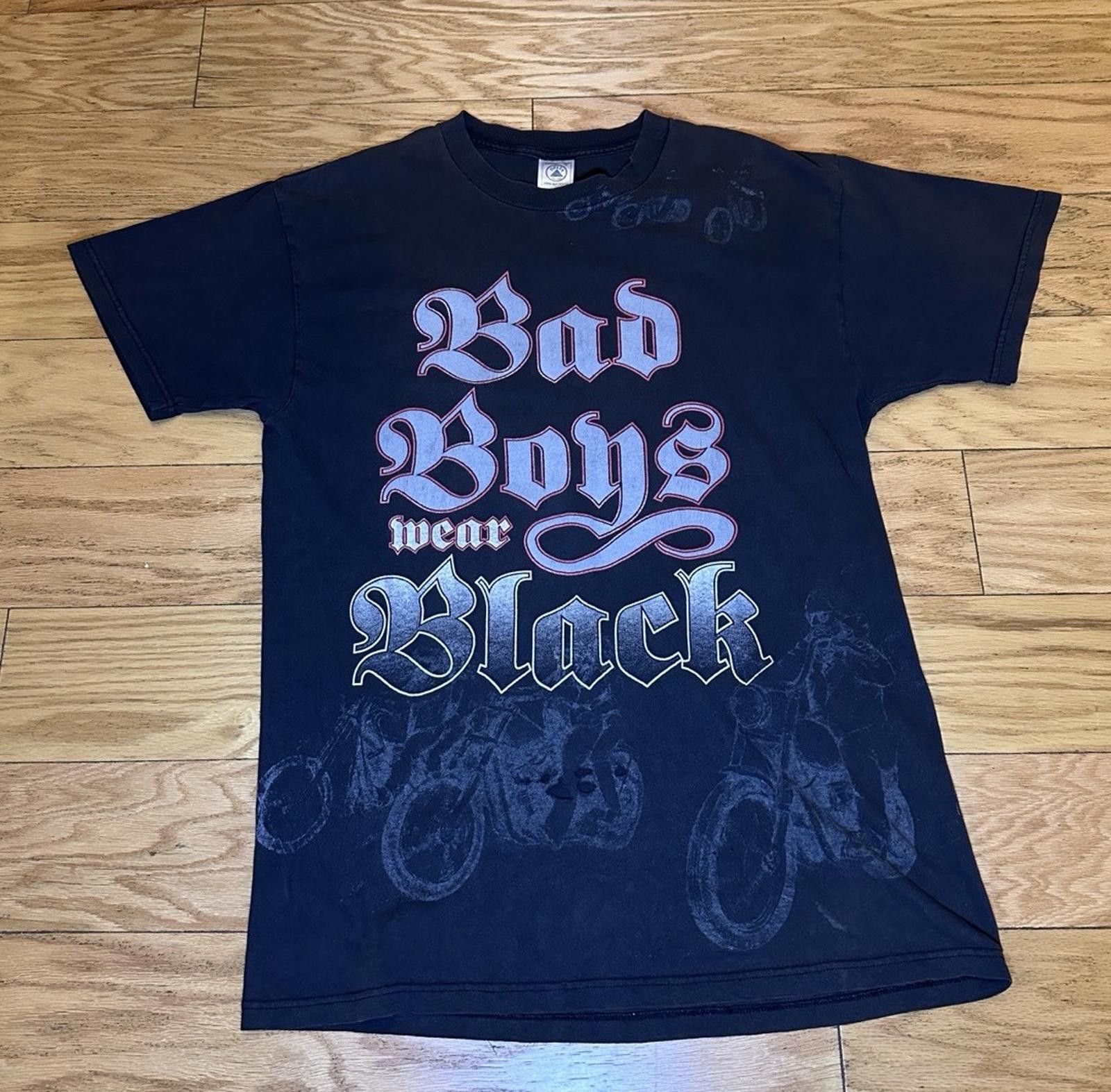 Delta Vintage Sturgis Mens Tshirt L Biker Bad Boys AOP Sun Faded Size US L / EU 52-54 / 3 - 1 Thumbnail