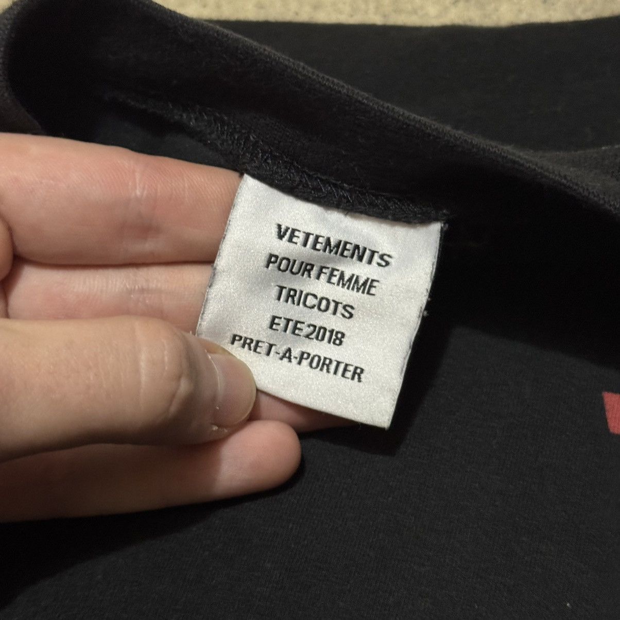 Vetements S/S 2018 Vetements regionalbahn t-shirt Size US L / EU 52-54 / 3 - 4 Thumbnail