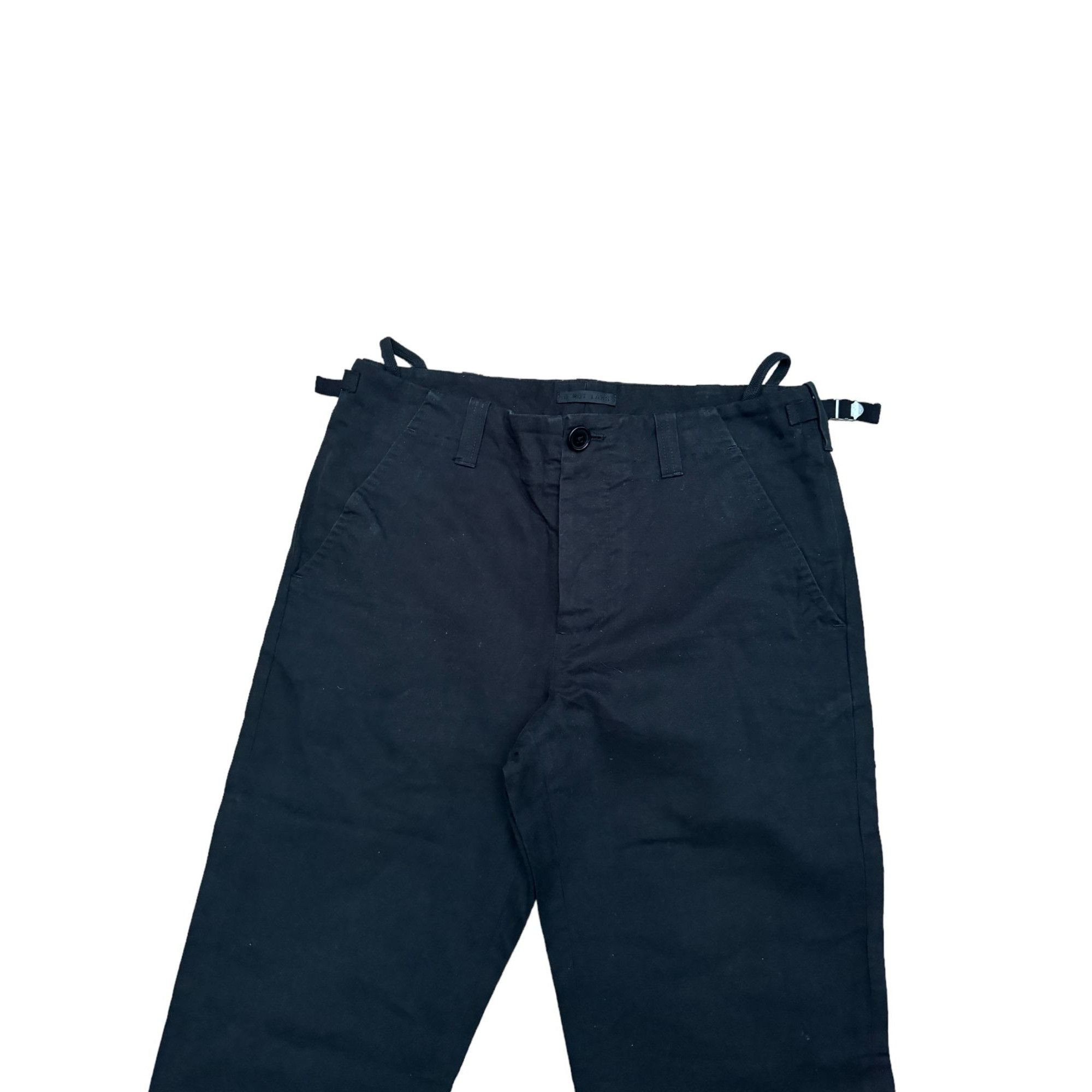 Helmut Lang Vintage 1997 Black Cotton Pants Size US 30 / EU 46 - 2 Thumbnail
