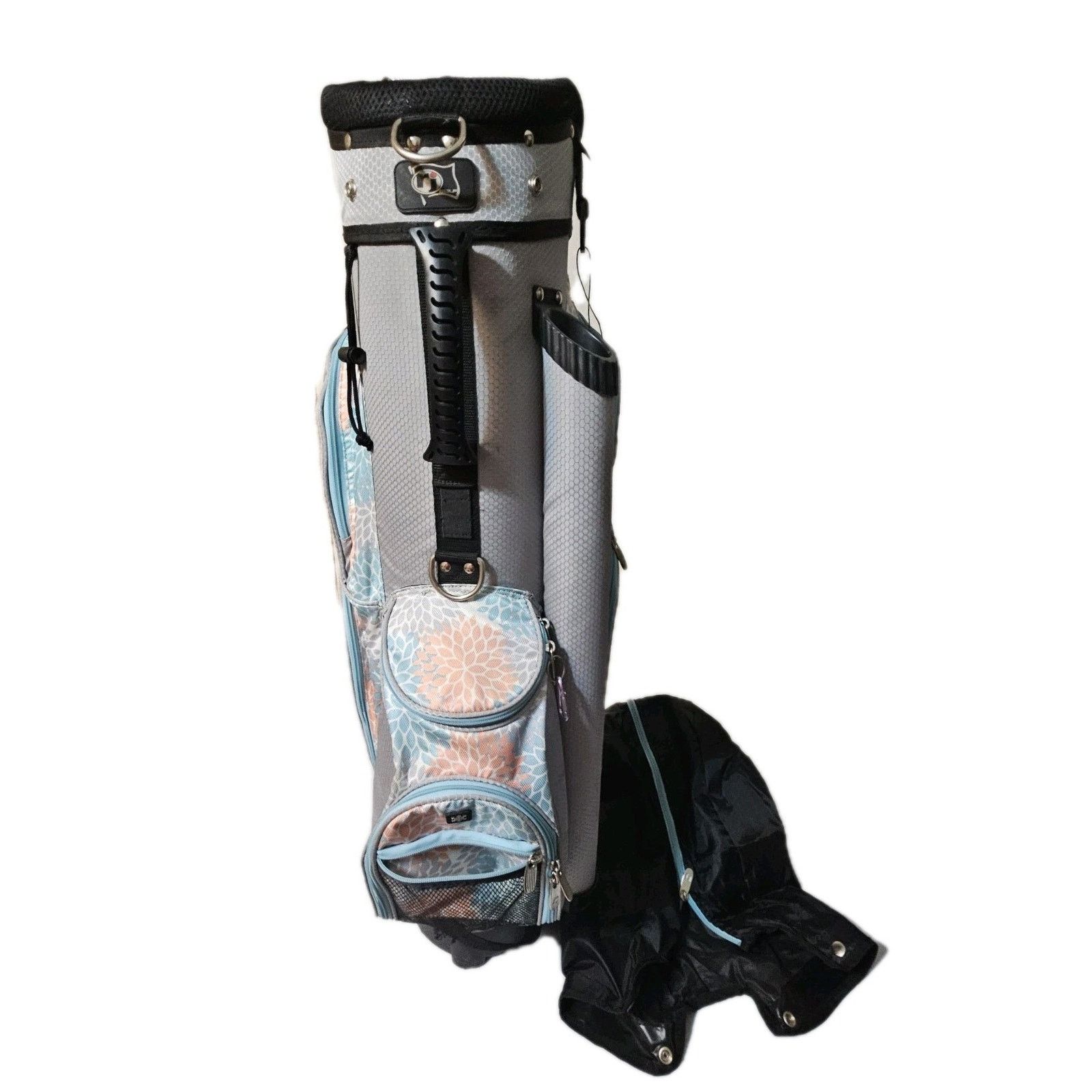 Auburn Sportswear RJ Sports Floral 15 Way Women's Golf Cart Bag Wheels Hood Size ONE SIZE - 5 Thumbnail