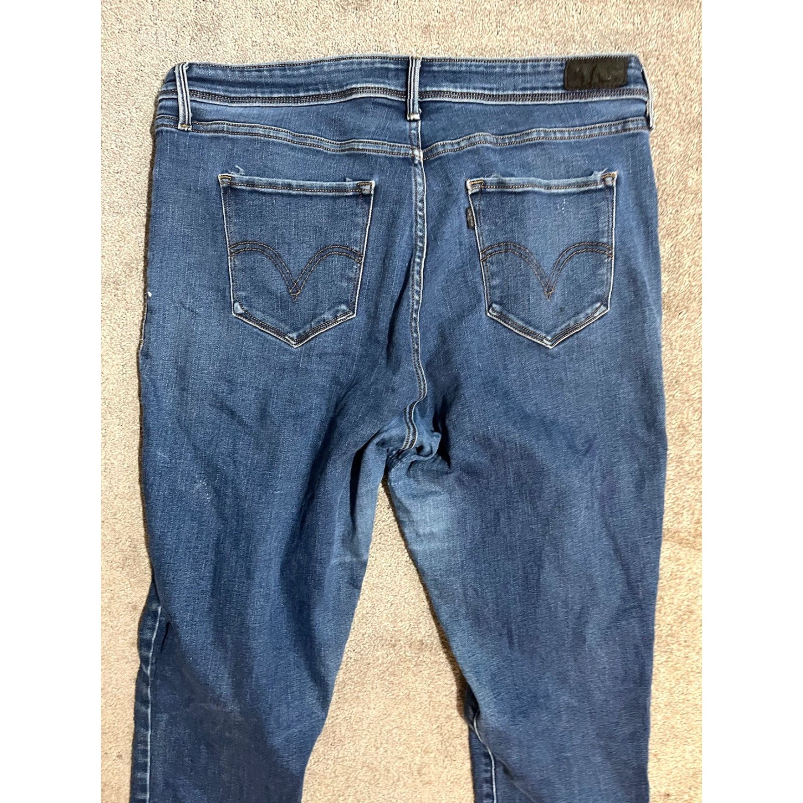 Vintage VINTAGE Levis 512 Jeans 20W Women Blue Slim Stretch Denim 90s American Classic Designer Plus Size 20W Women Jeans Size 42" / US 20 - 2 Thumbnail