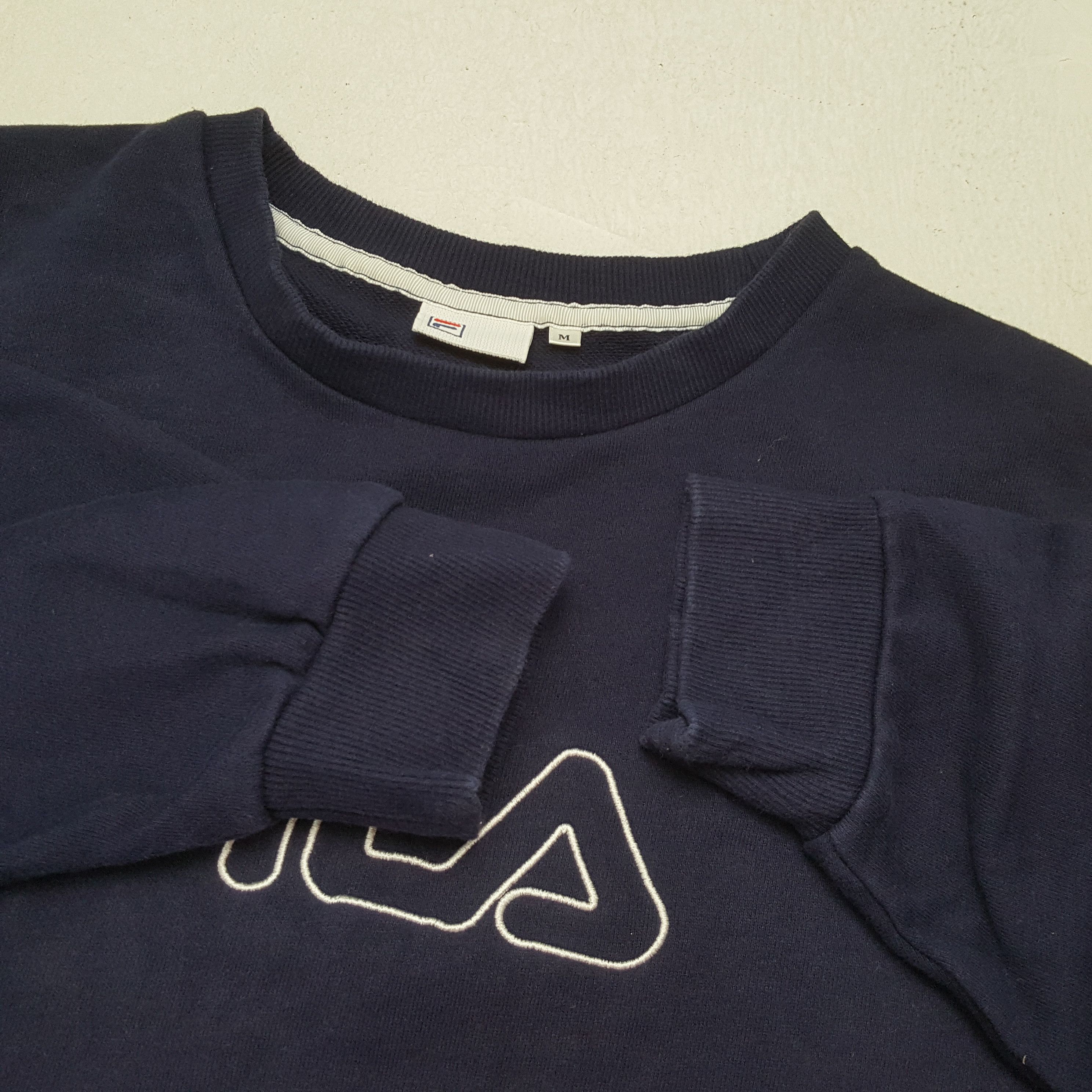 Fila × Vintage Vintage FILA Sportswear Big Logo Design Sweatshirt Size US M / EU 48-50 / 2 - 9 Thumbnail