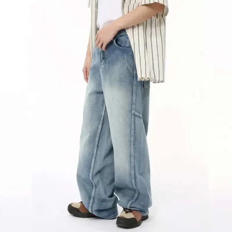 Jean Vintage Patchwork Streetwear Jeans Size US 32 / EU 48 - 4 Thumbnail