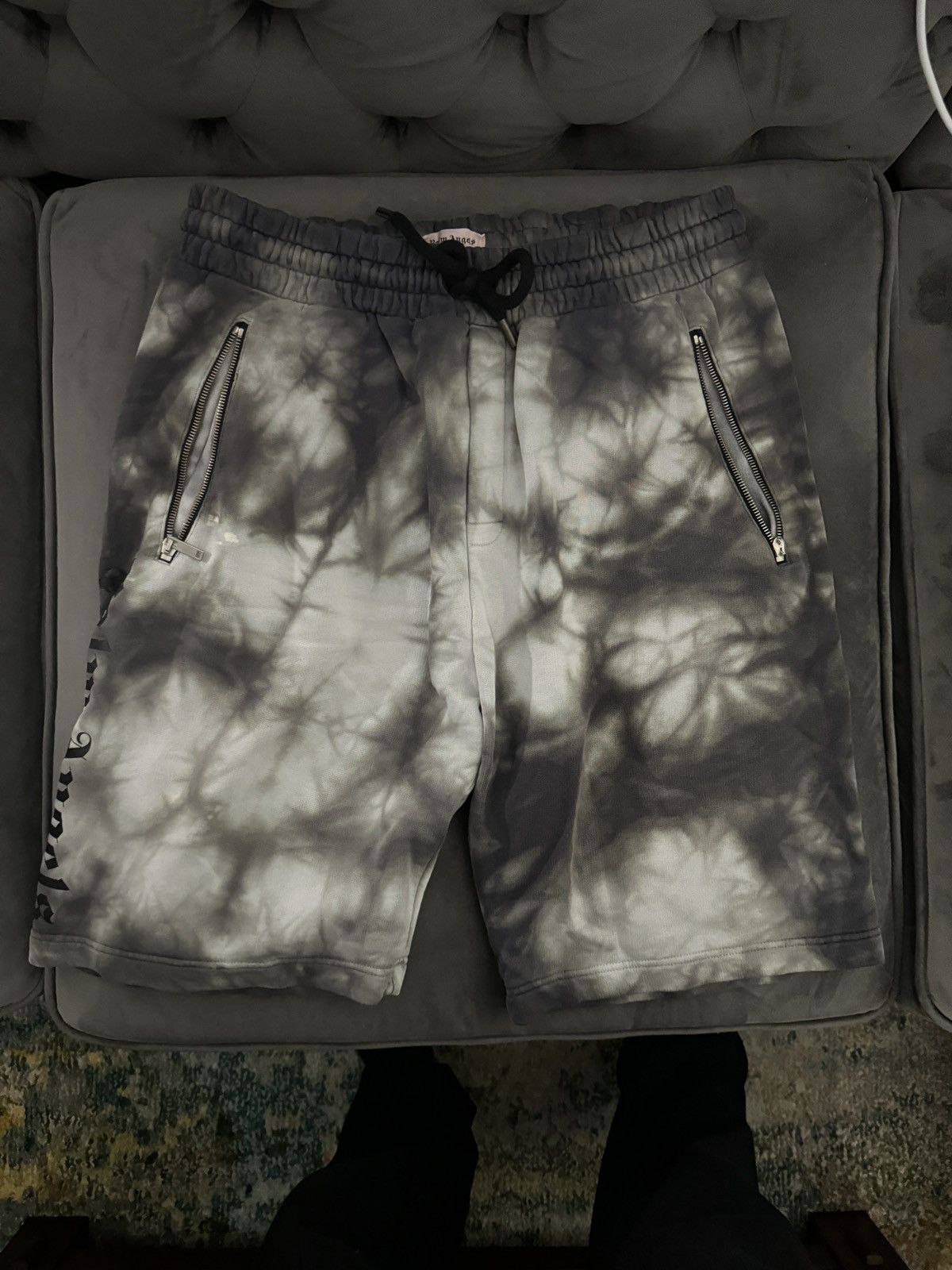 Palm Angels Gray Tie-Dye Palm Angels Shorts Size US 34 / EU 50 - 2 Thumbnail
