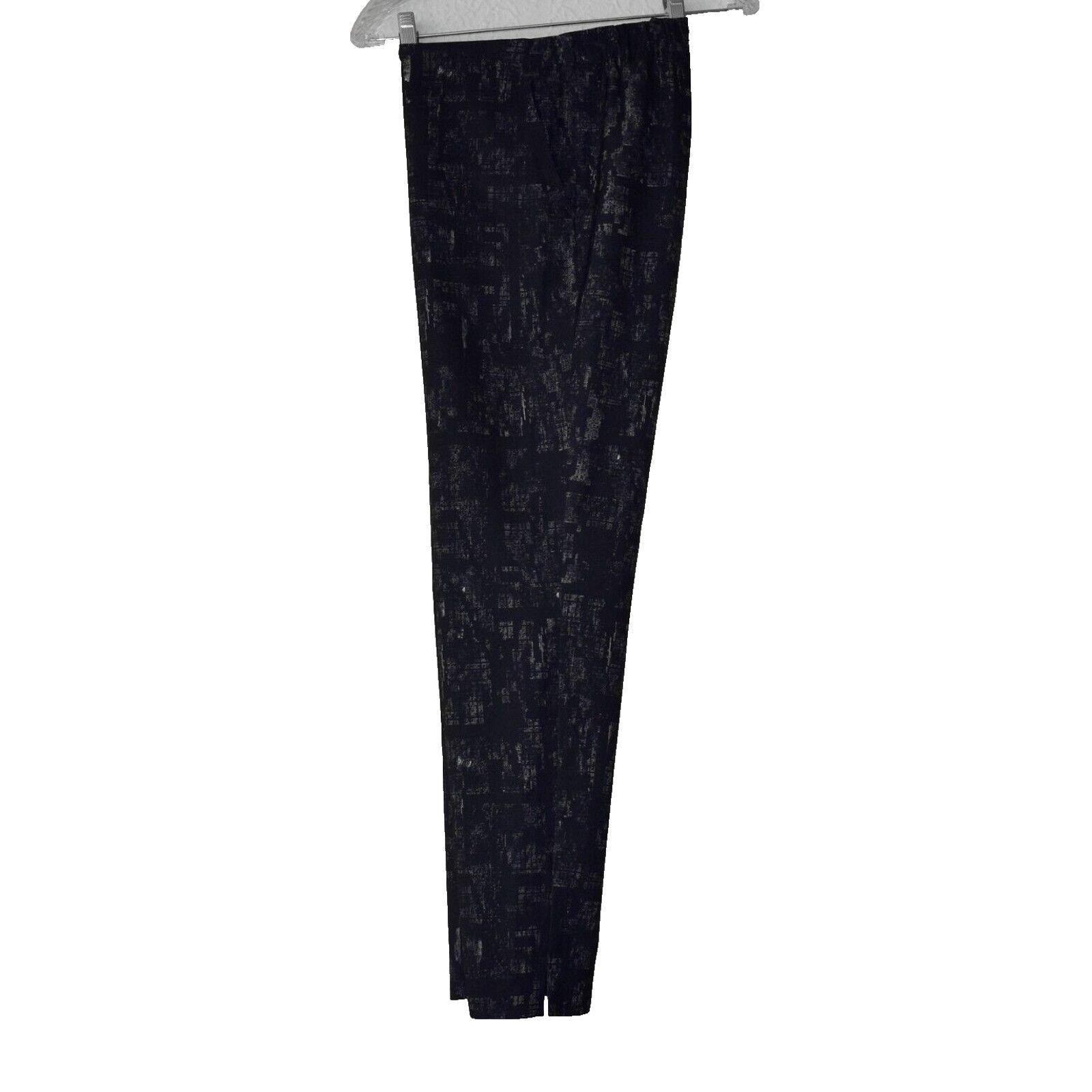 NIC+ZOE NEW NIC+ZOE Nvy/White Splatter Elastic Waist Pull On Pants 6 Size 28" / US 6 / IT 42 - 3 Thumbnail