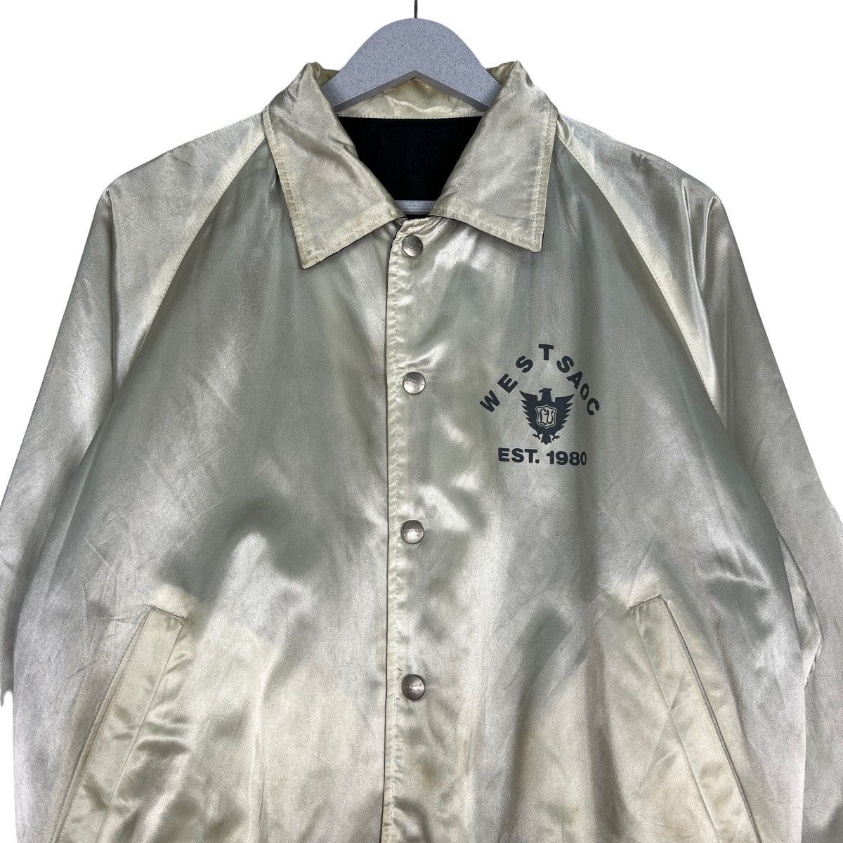 Japanese Brand 🔥 VINTAGE HAPPY CALL WEST COAST REVERSIBLE BOMBER JACKET Size US M / EU 48-50 / 2 - 3 Thumbnail