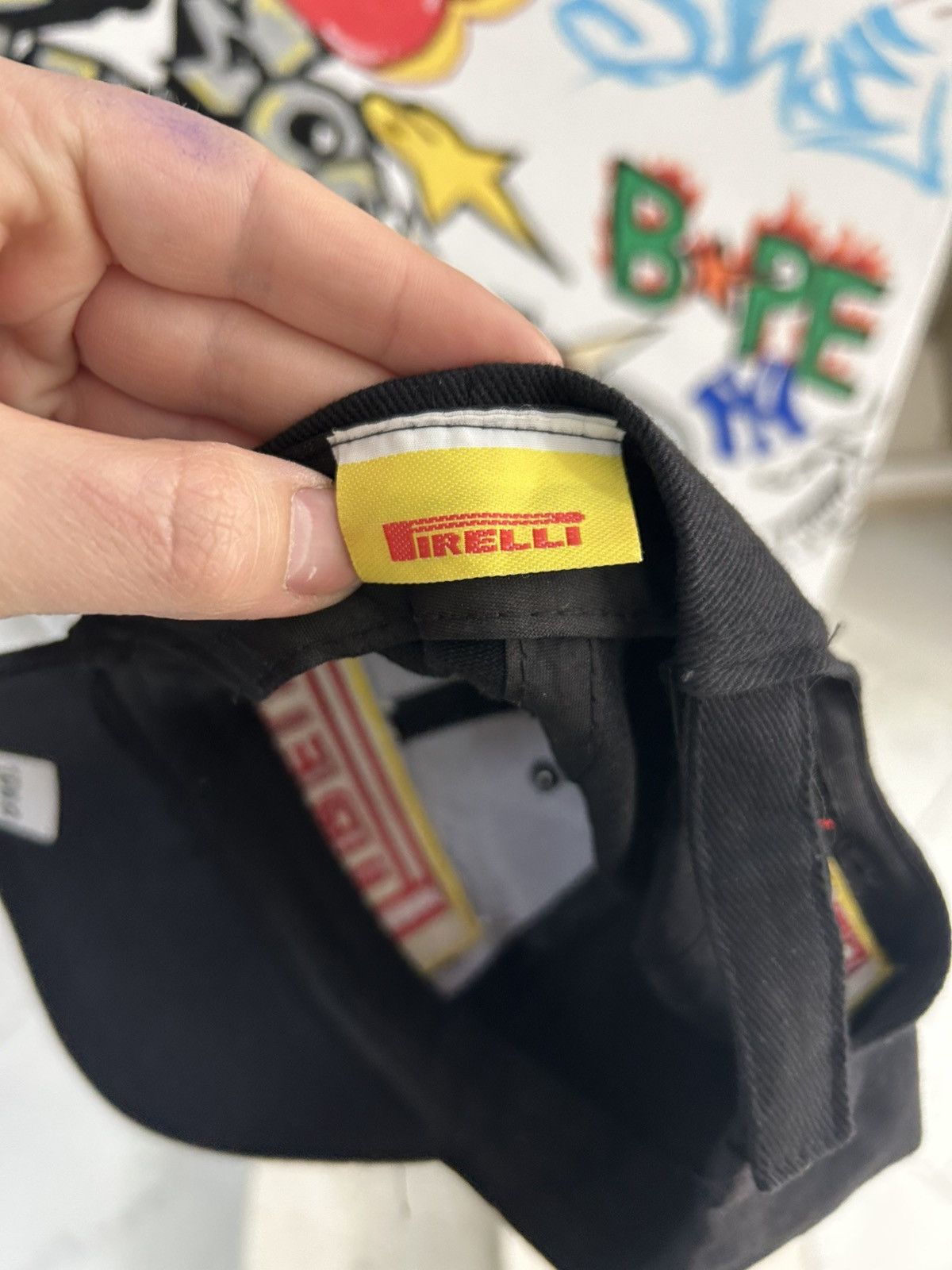 Vintage Pirelli vintage cap Size ONE SIZE - 3 Thumbnail