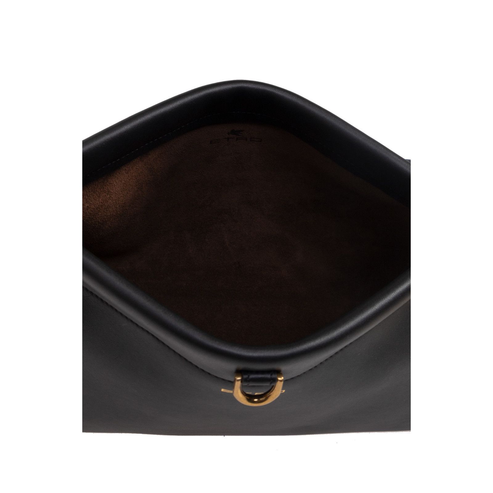 Etro ETRO Talk Medium Black Leather Shoulder Bag New And Authenti Size ONE SIZE - 4 Thumbnail