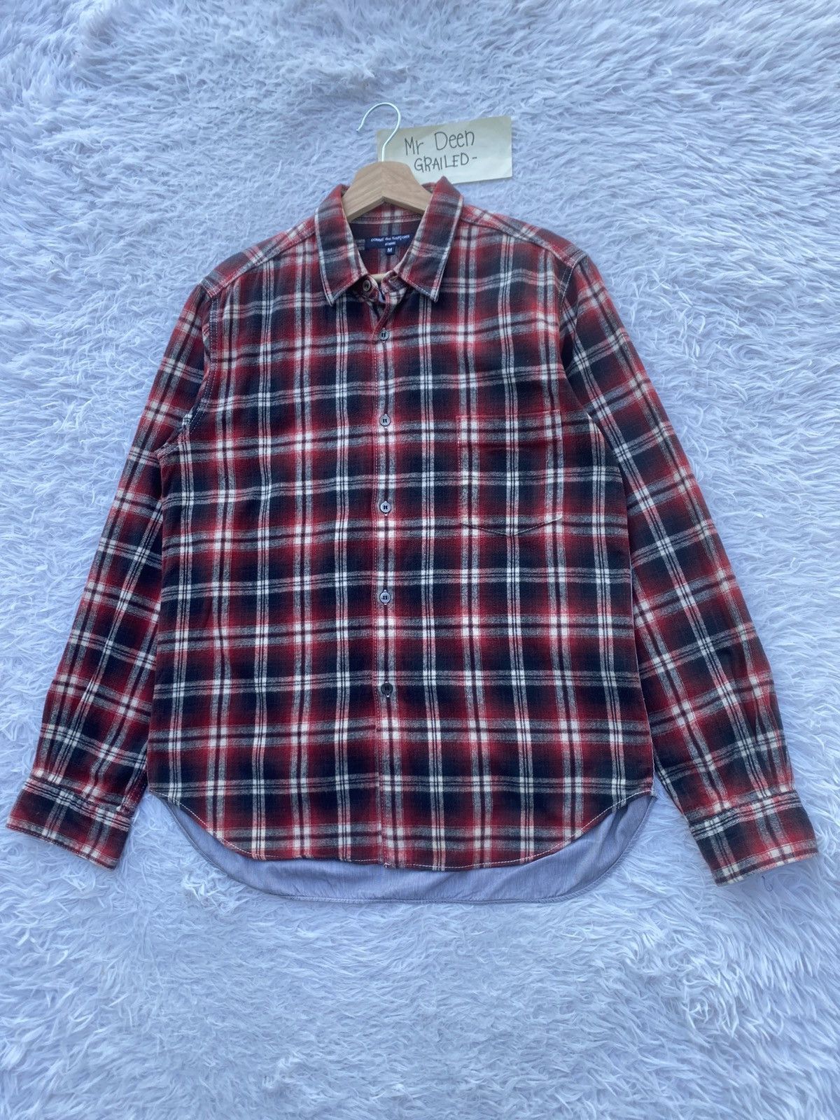Comme des Garcons Homme Rare Comme Des Garcons Homme Longsleeve Flannel Size US M / EU 48-50 / 2 - 3 Thumbnail