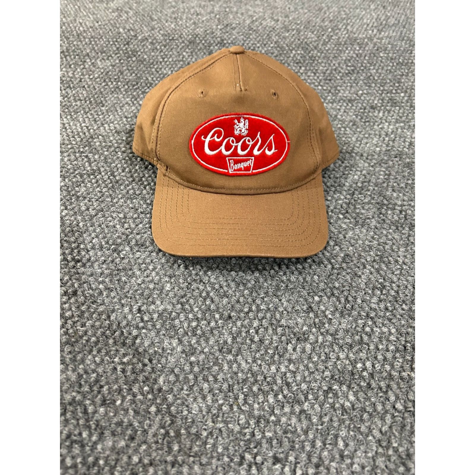 Logo 7 Coors Banquet Baseball Cap Mens Adjustable Brown Beer Logo Snapback One Size Twill Polyester Cotton Sports Classic Summer Size ONE SIZE - 2 Thumbnail