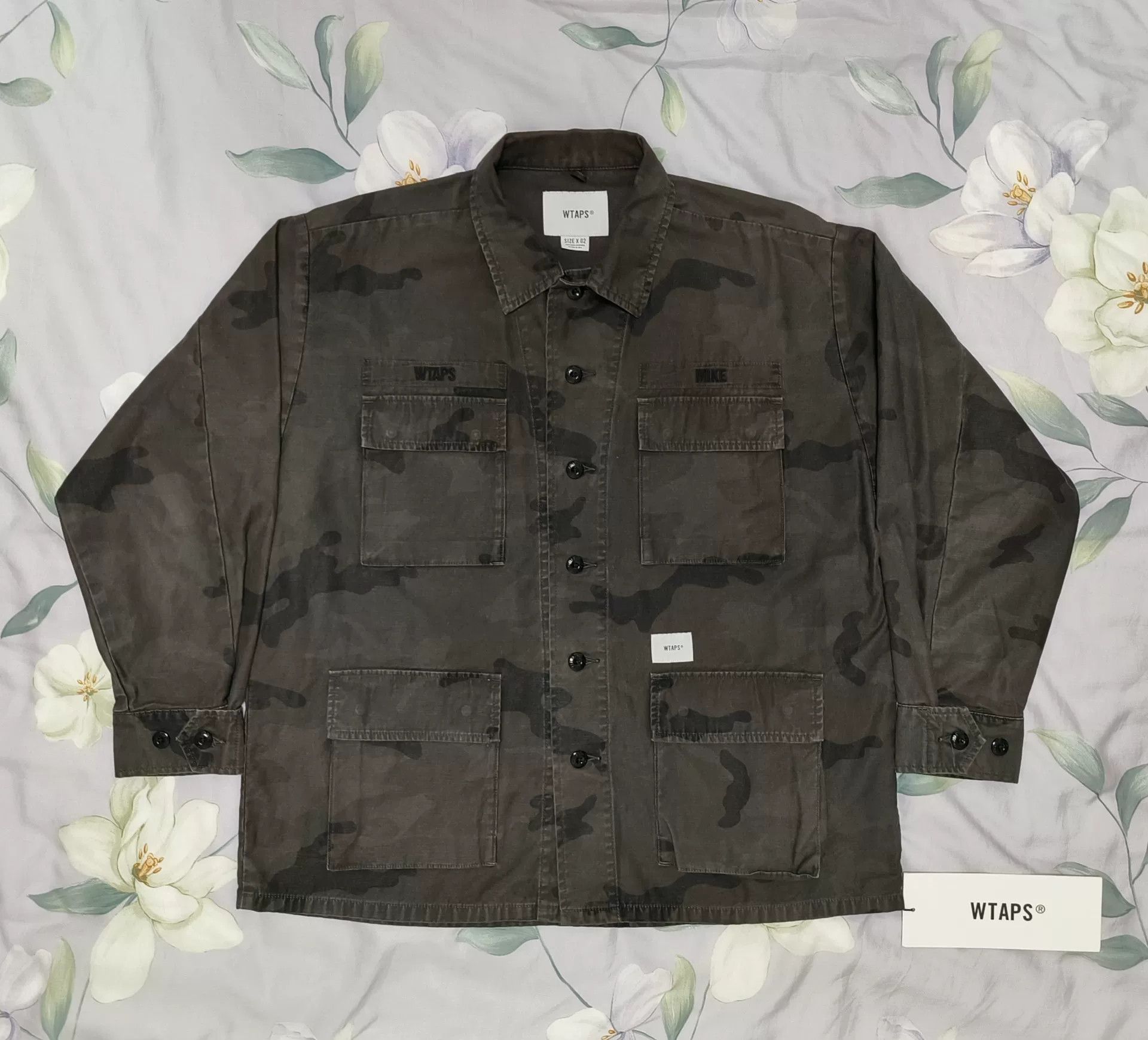 Japanese Brand × Streetwear × Wtaps WTAPS JUNGLE LS SHIRT. COTTON