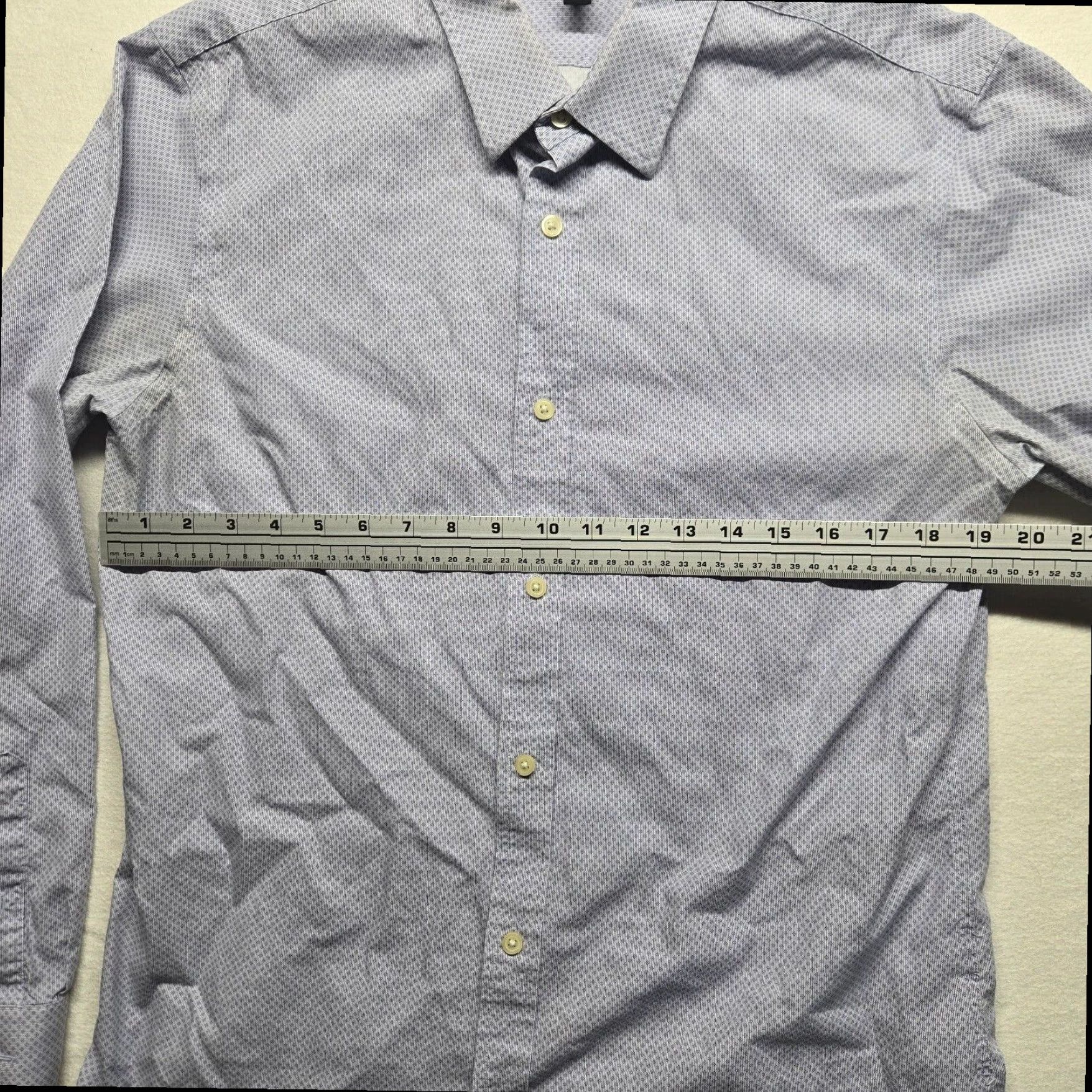 Banana Republic Banana Republic Blue Long Sleeve Button Up Dress Shirt Adult Men Large Size US L / EU 52-54 / 3 - 4 Thumbnail