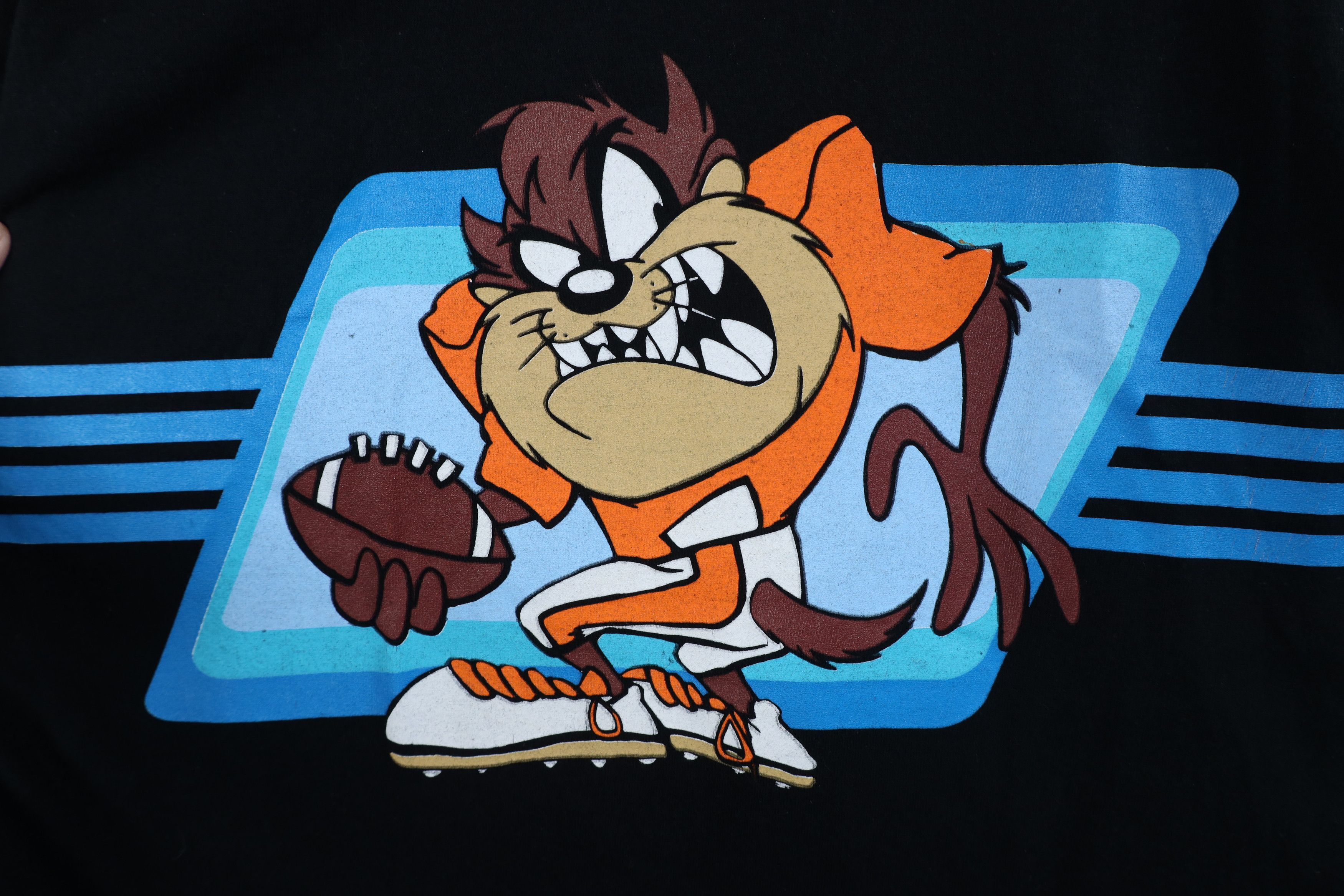 Vintage Vintage 90s Looney Tunes Tazmanian Devil Long Sleeve T-Shirt Size US M / EU 48-50 / 2 - 4 Thumbnail
