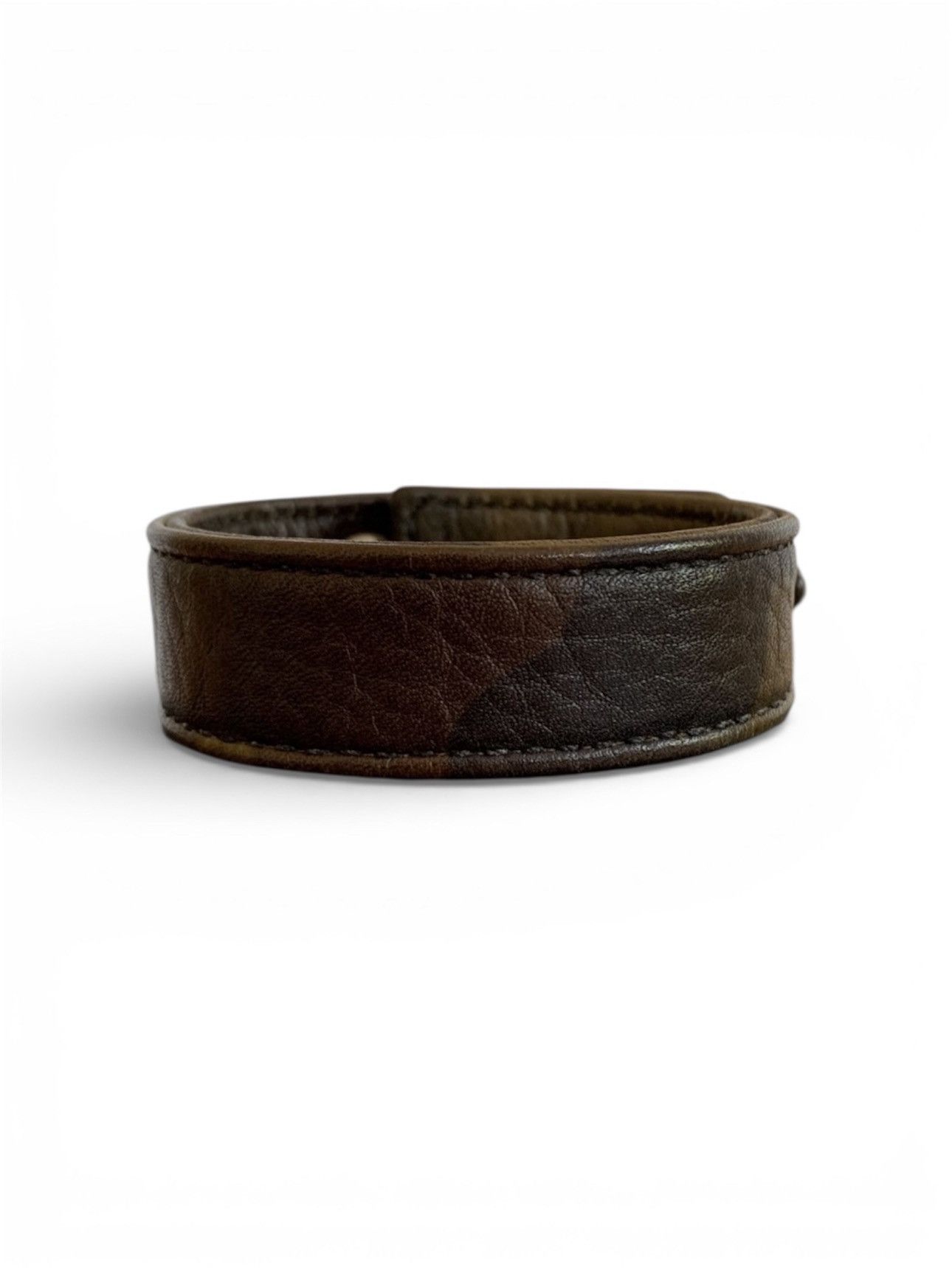 Chrome Hearts Chrome Hearts Adjustable Camo Leather Silver Snap Bracelet Size ONE SIZE - 4 Thumbnail