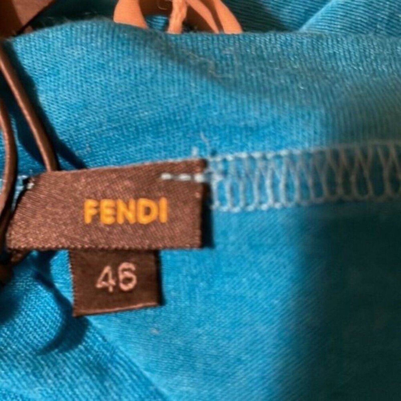 Fendi Fendi Short dress cornflower blue Size 10 Size L / US 10 / IT 46 - 8 Thumbnail