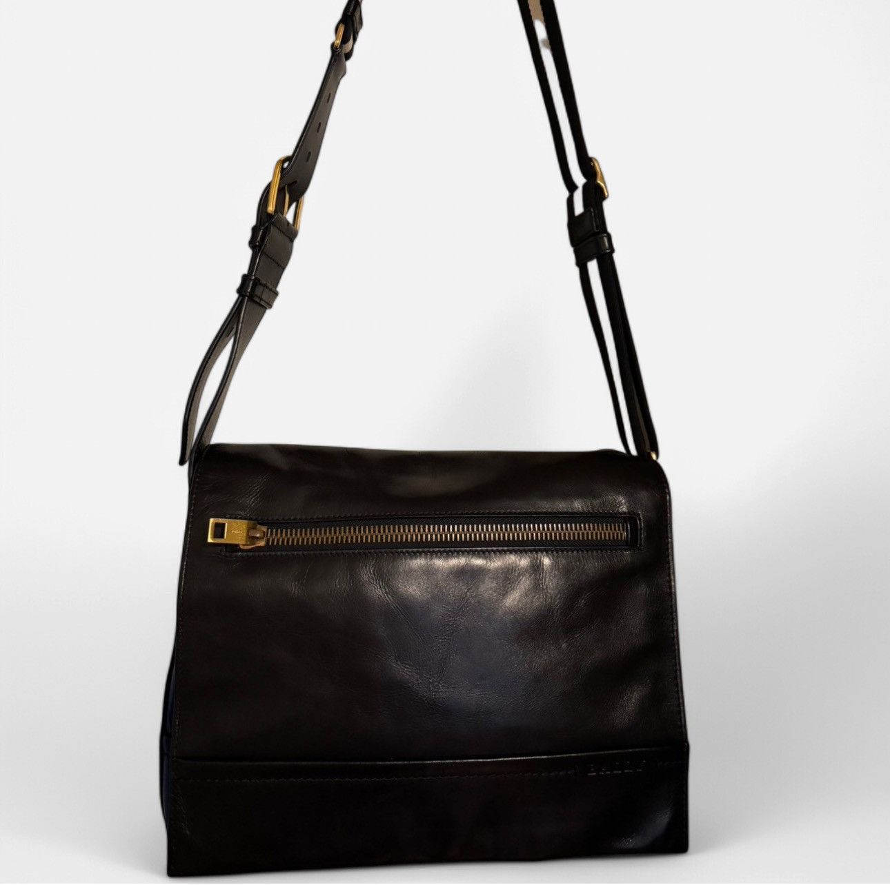 Bally × Leather Bally Mens Tamarac Shoulder Bag Size ONE SIZE - 1 Thumbnail