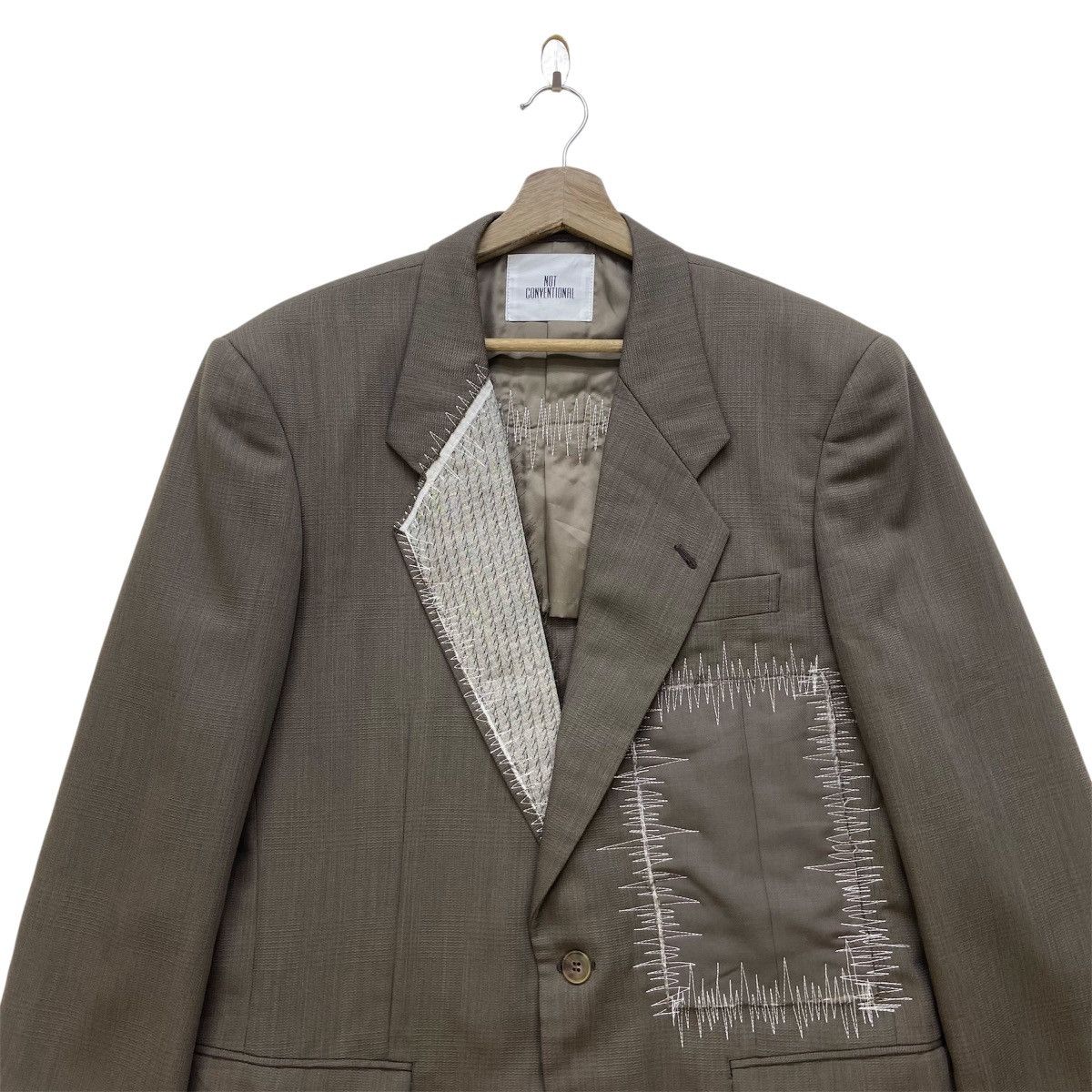 Japanese Brand Japanese Brand Not Conventional Patchwork Coat Blazer Size US S / EU 44-46 / 1 - 2 Thumbnail