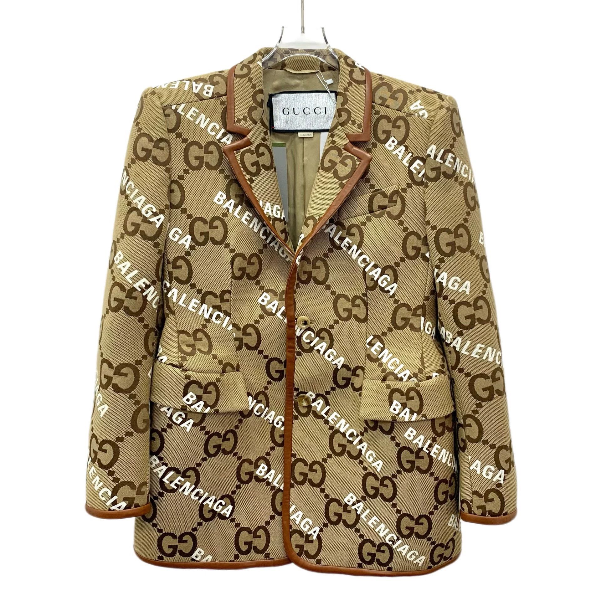 Gucci Gucci x Balenciaga single-breasted long-sleeved jacket Size US M / EU 48-50 / 2 - 1 Thumbnail