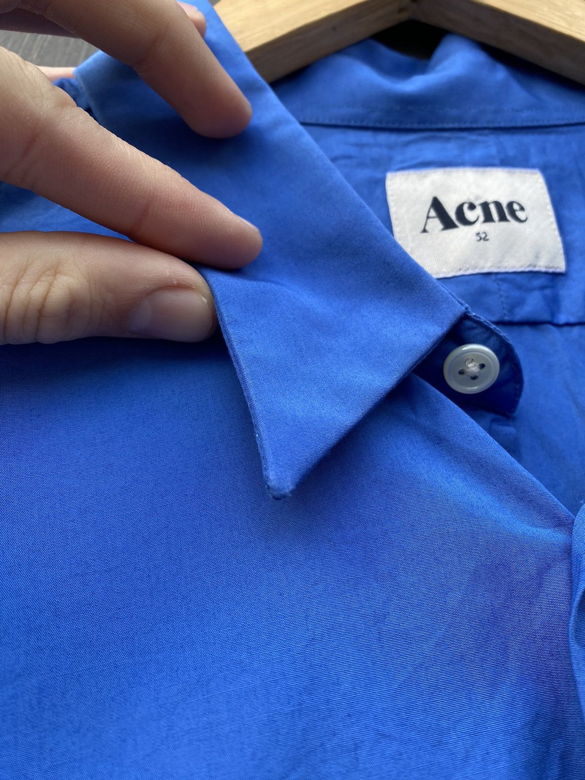 Acne Studios Acne Chatwin Pop AW12 blue shirt size 52 Size US L / EU 52-54 / 3 - 5 Thumbnail